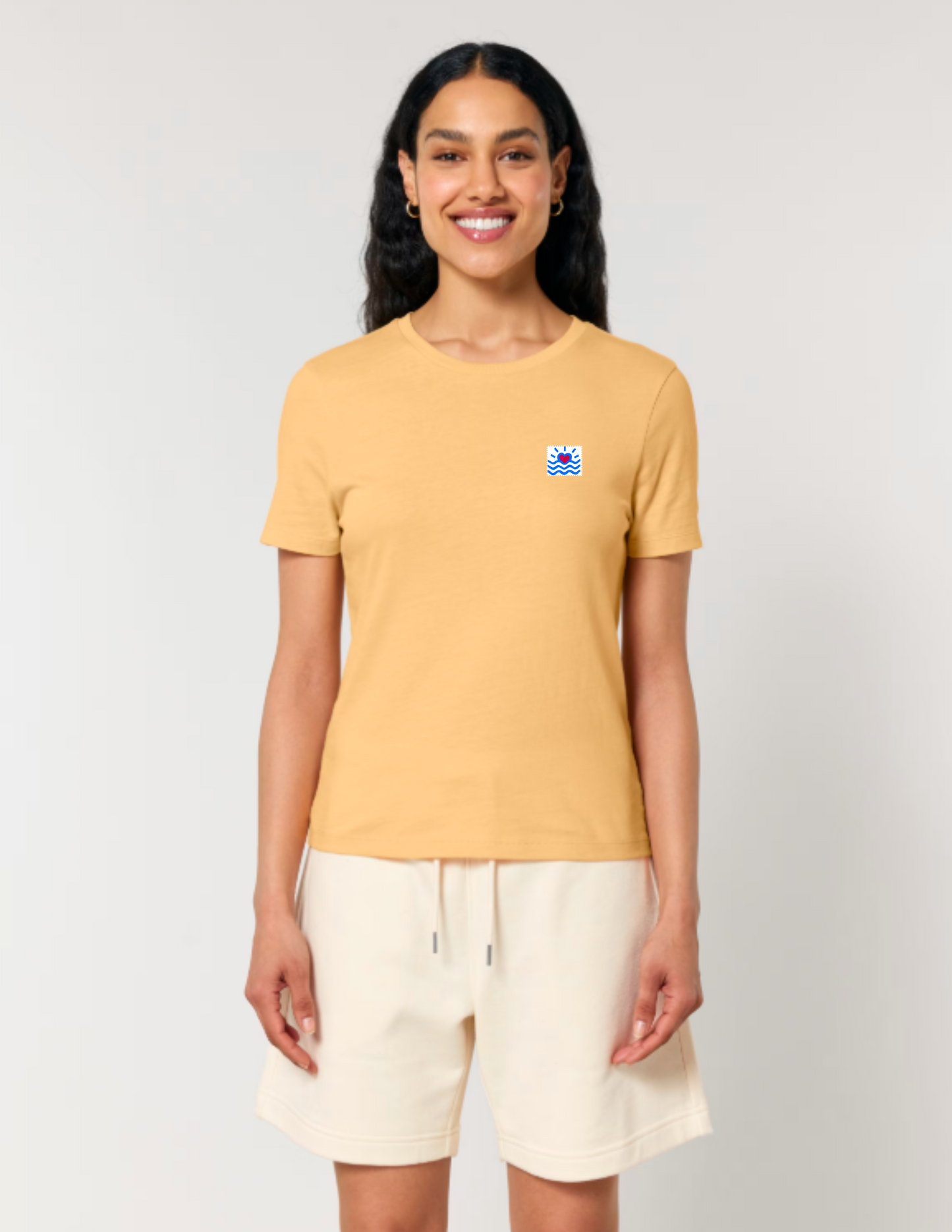 Tee shirt ajusté col rond