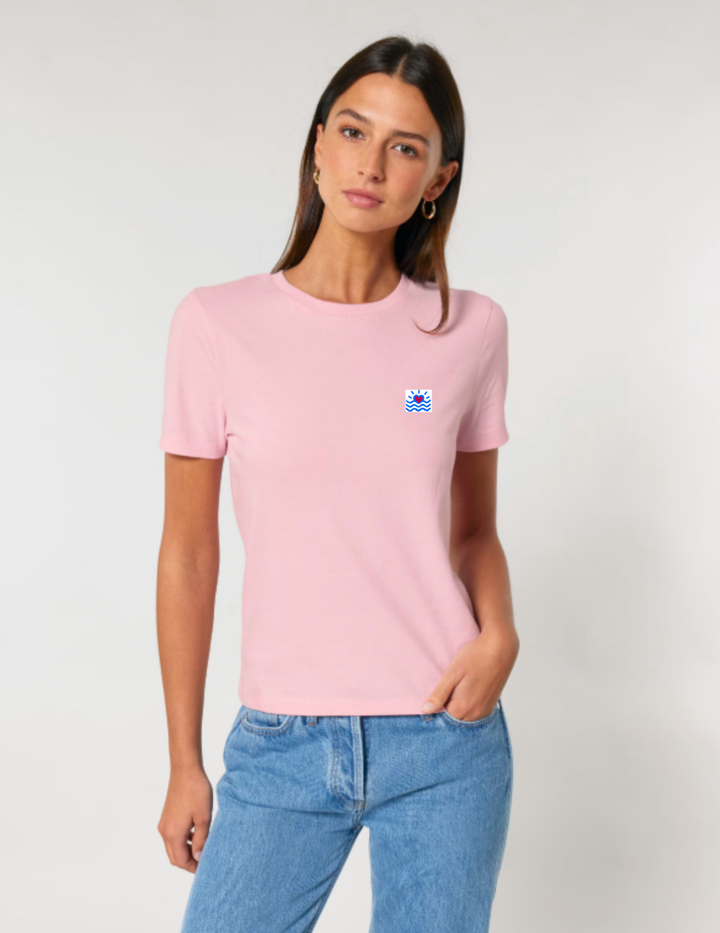 Tee shirt ajusté col rond