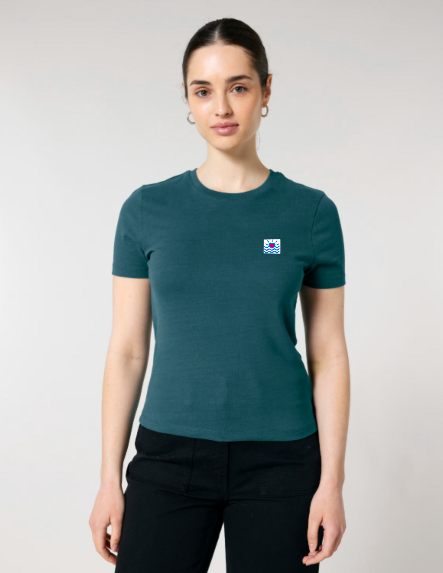 Tee shirt ajusté col rond