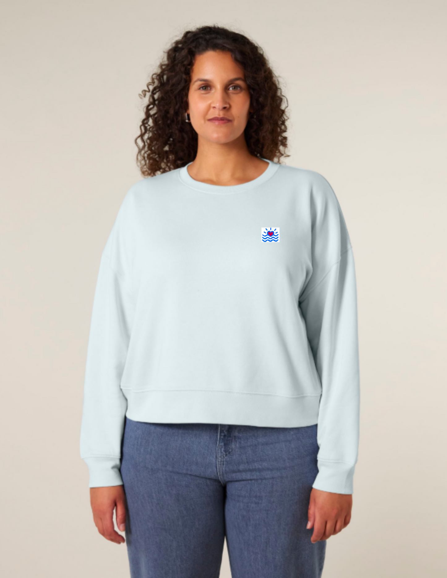 Sweatshirt à col rond pour femmes