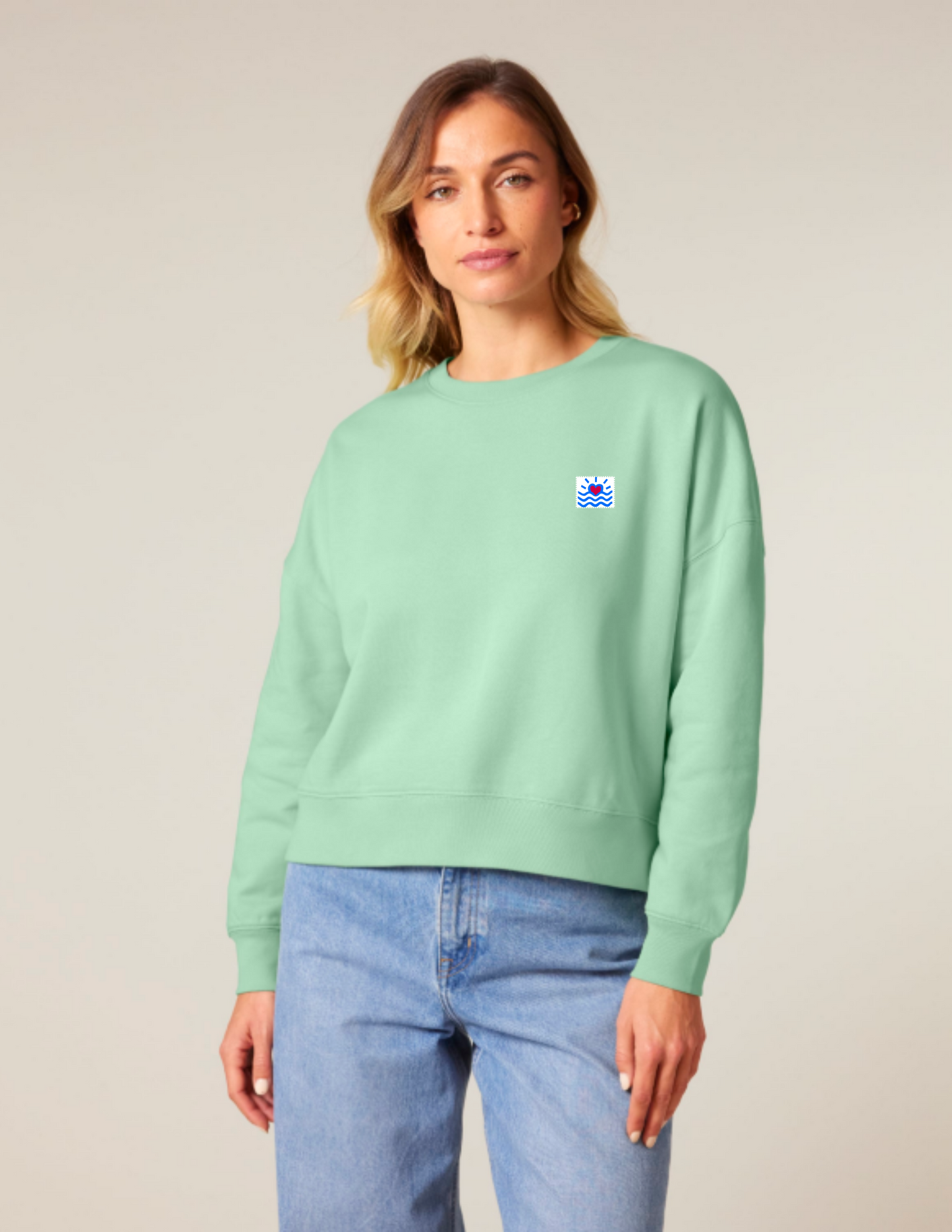 Sweatshirt à col rond pour femmes