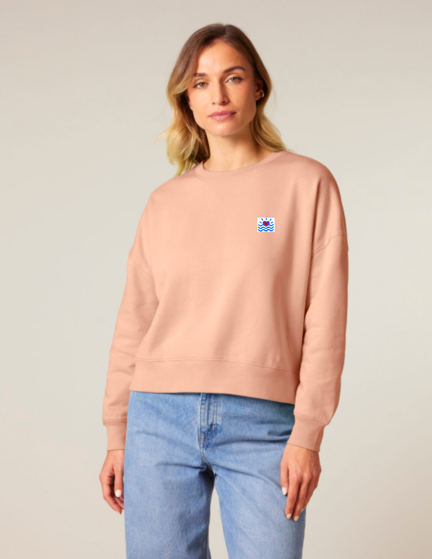 Sweatshirt à col rond pour femmes
