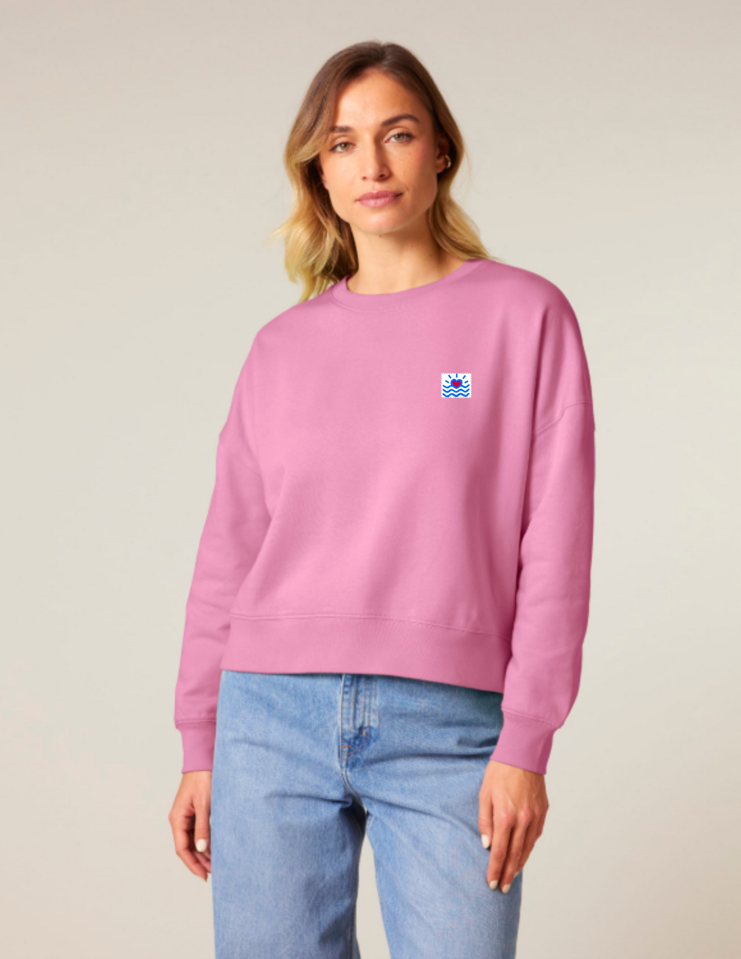 Sweatshirt à col rond pour femmes