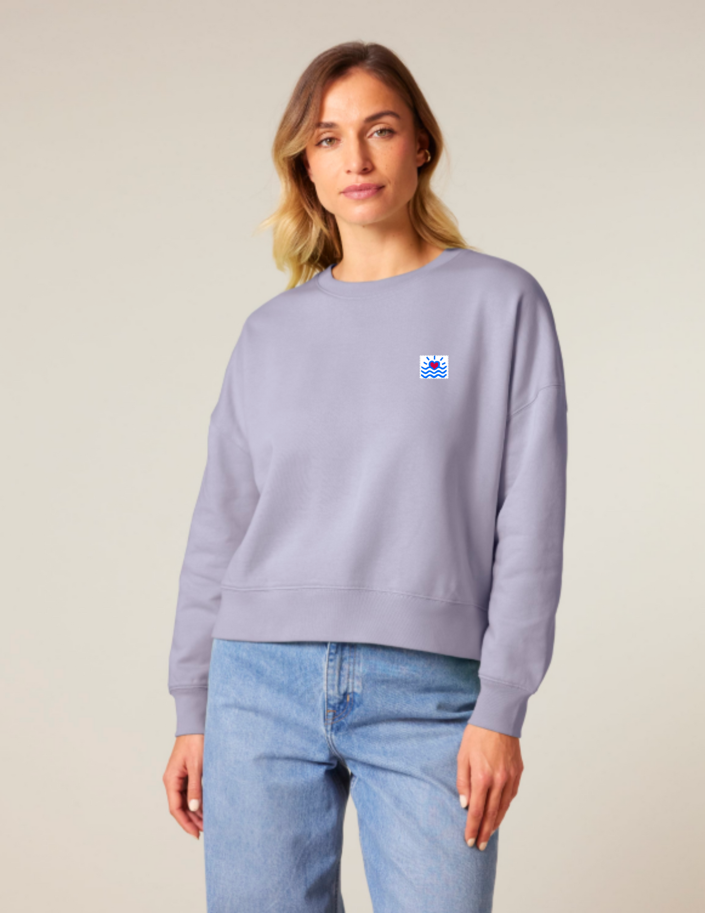 Sweatshirt à col rond pour femmes