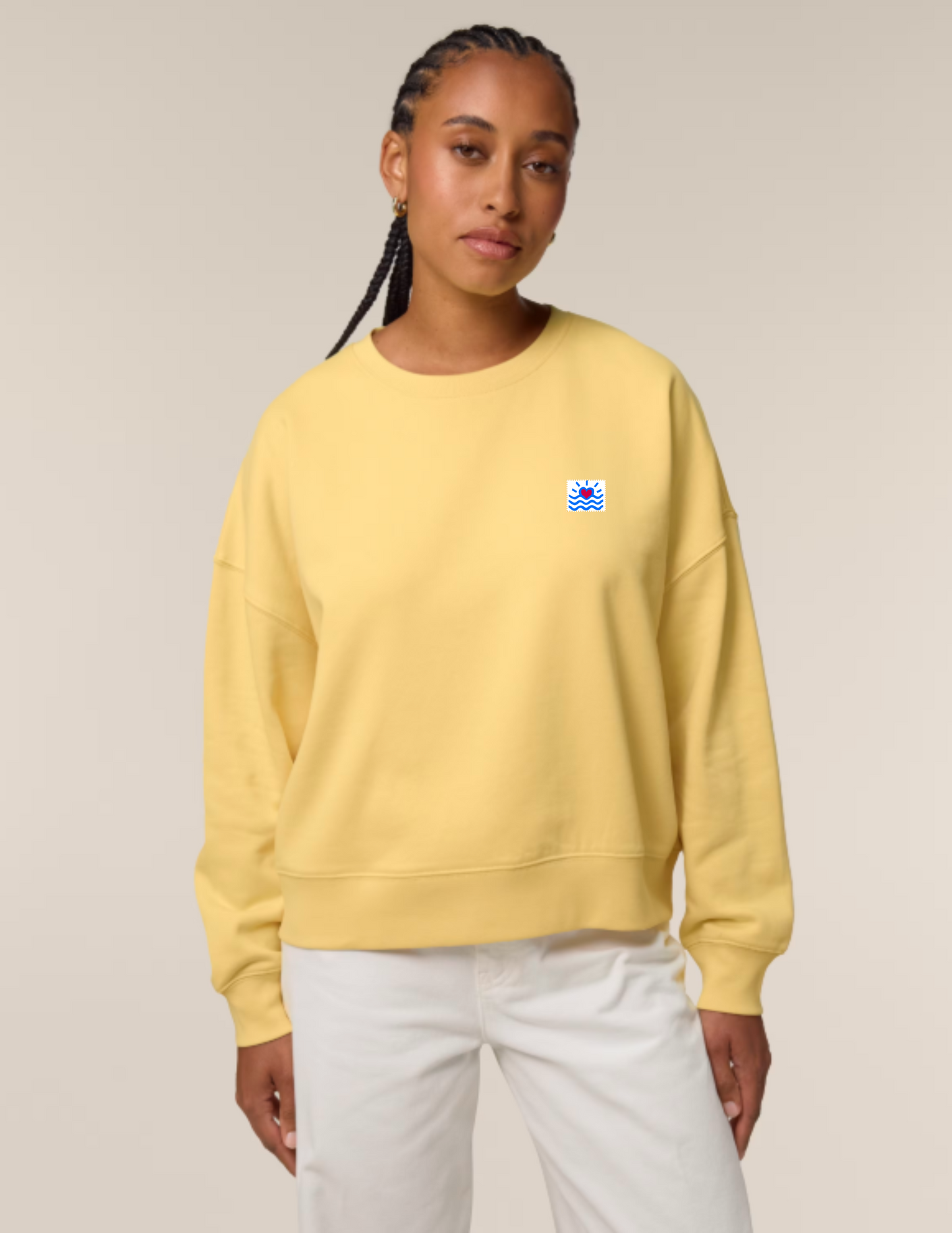 Sweatshirt à col rond pour femmes