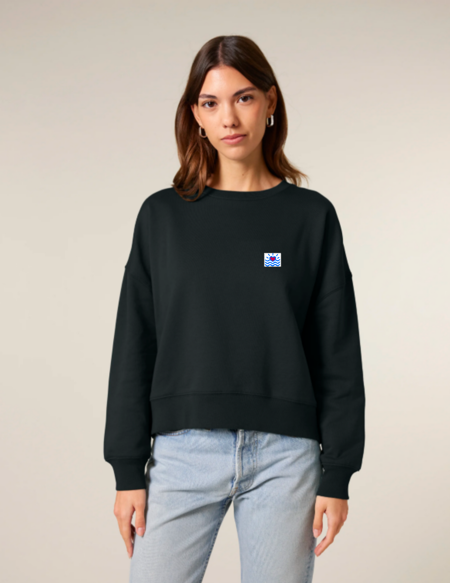 Sweatshirt à col rond pour femmes