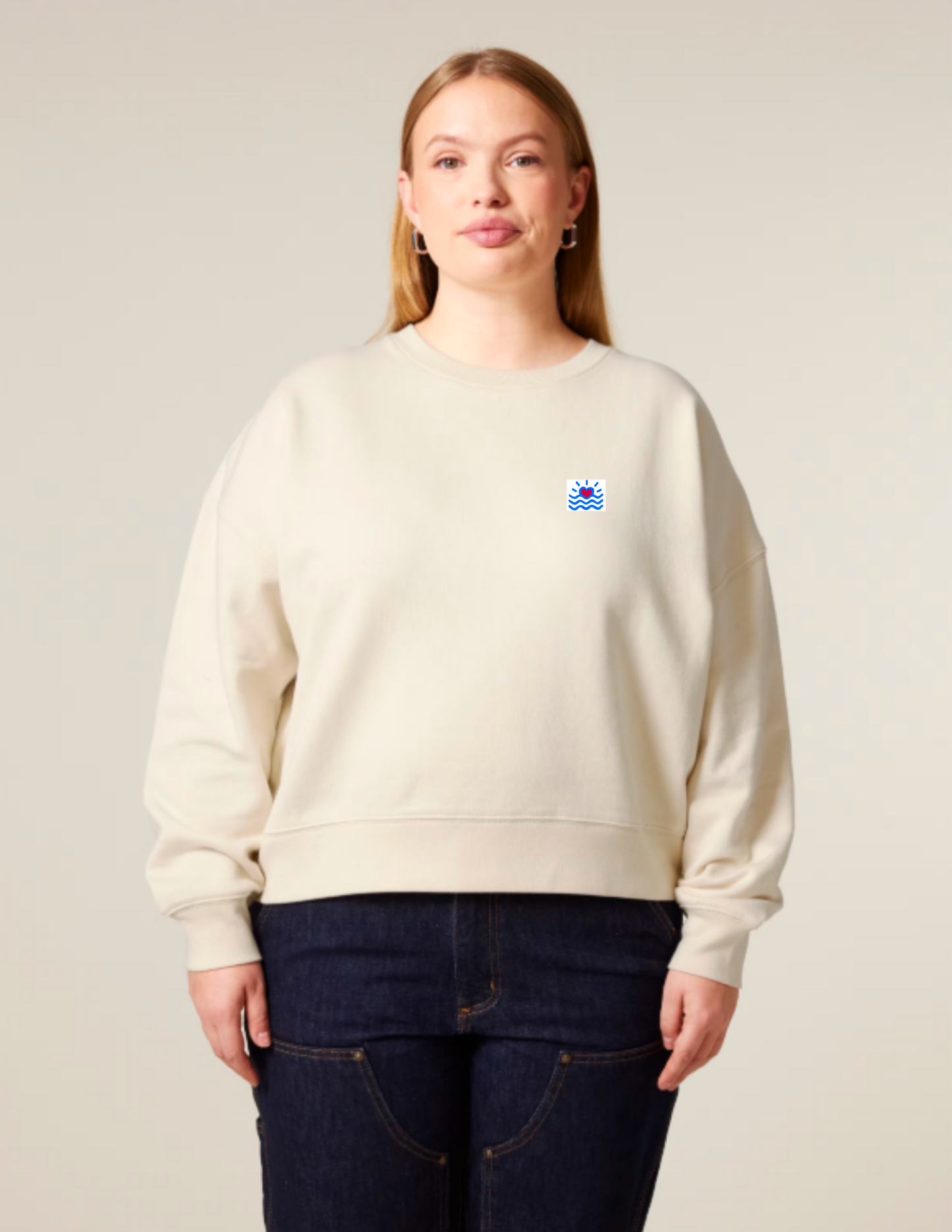 Sweatshirt à col rond pour femmes