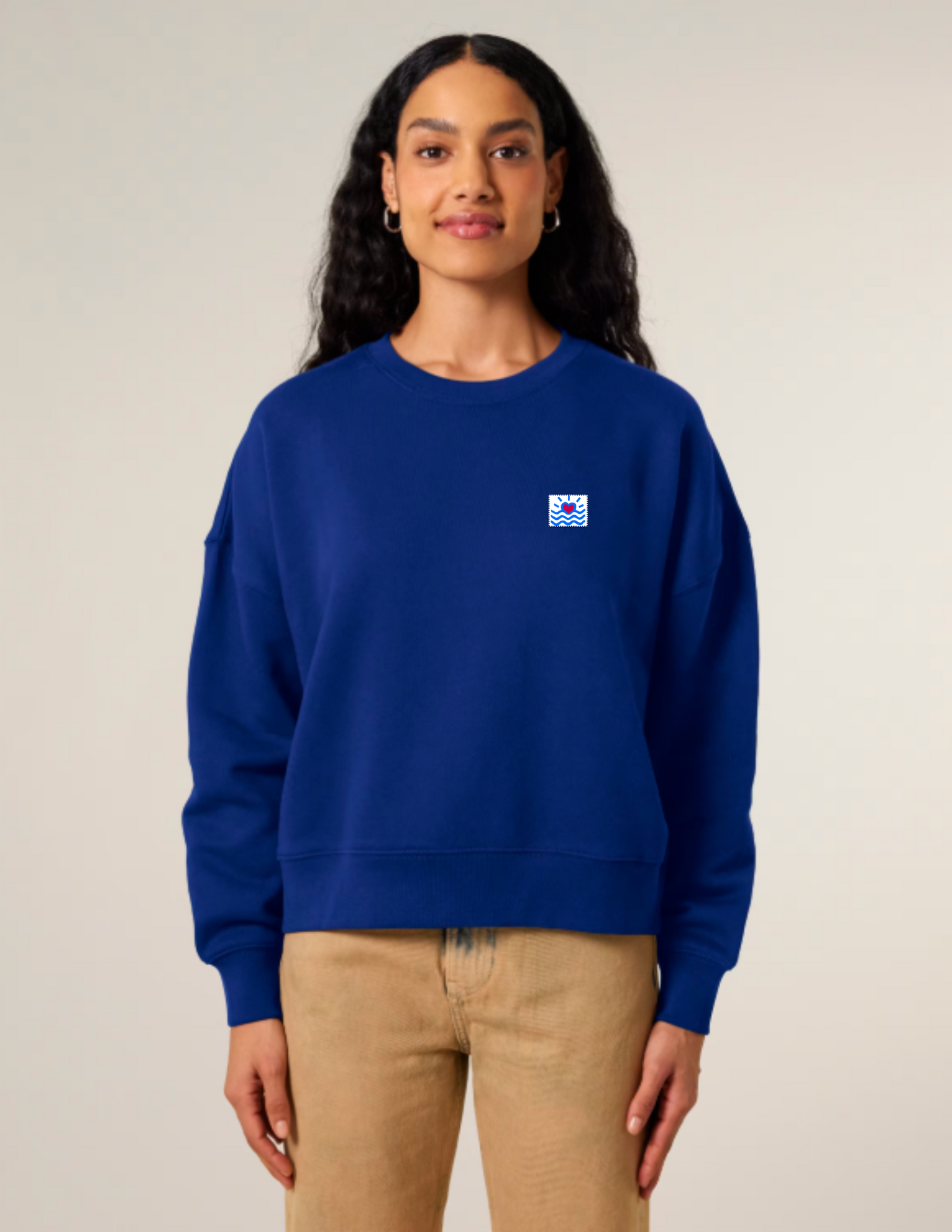 Sweatshirt à col rond pour femmes
