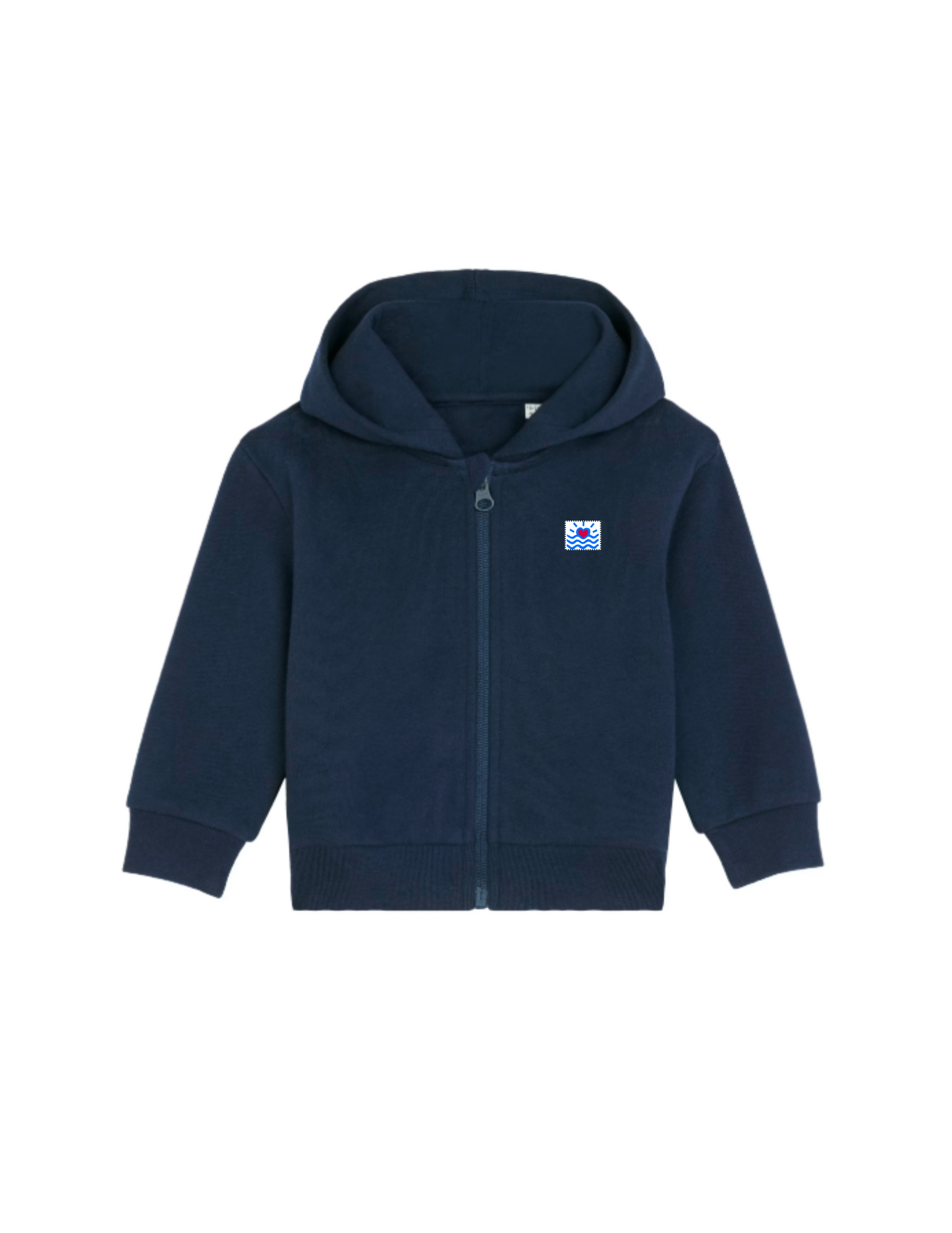 Sweatshirt zippé à capuche pour bébé (Unisexe)