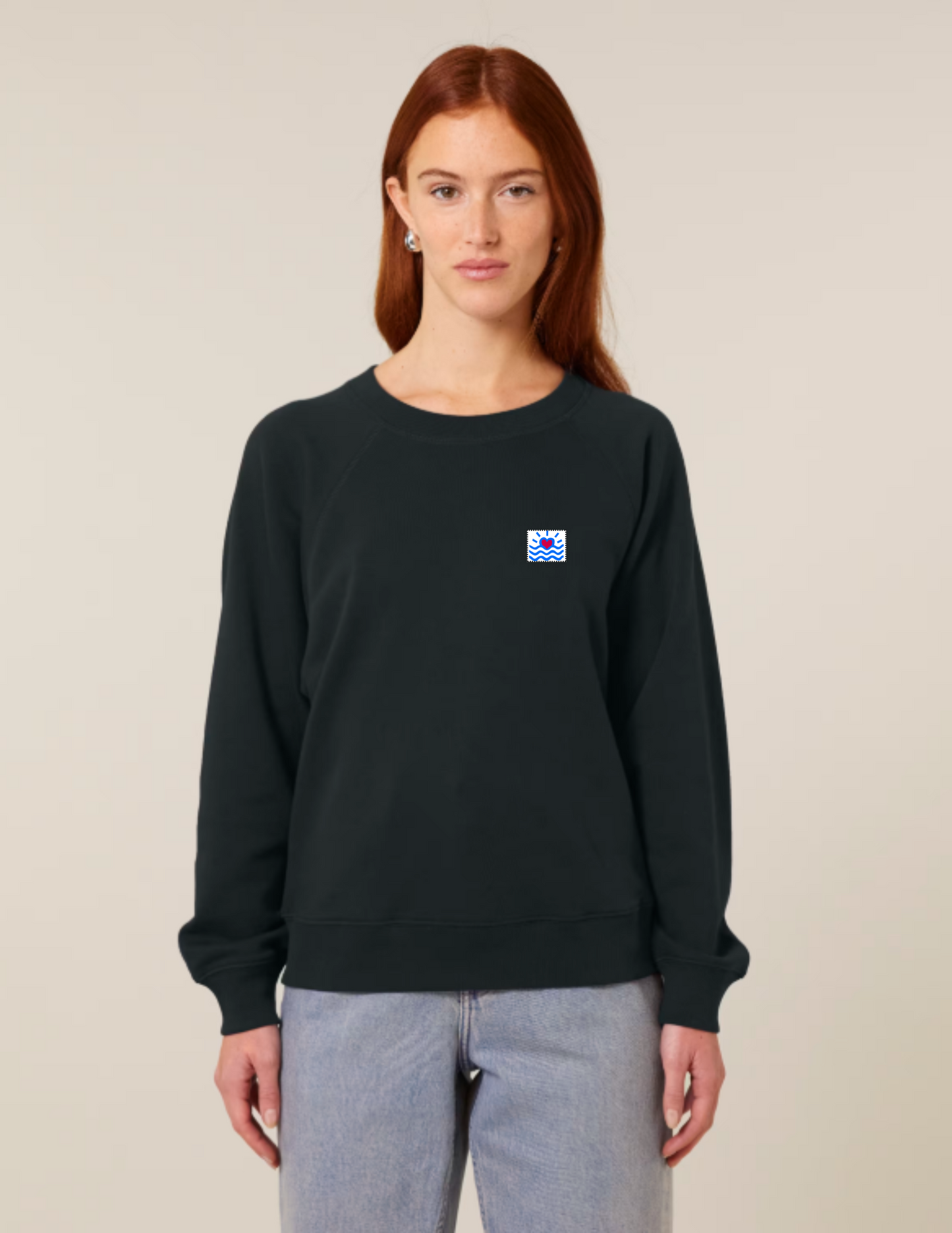 Sweatshirts sans capuches raglans pour femmes