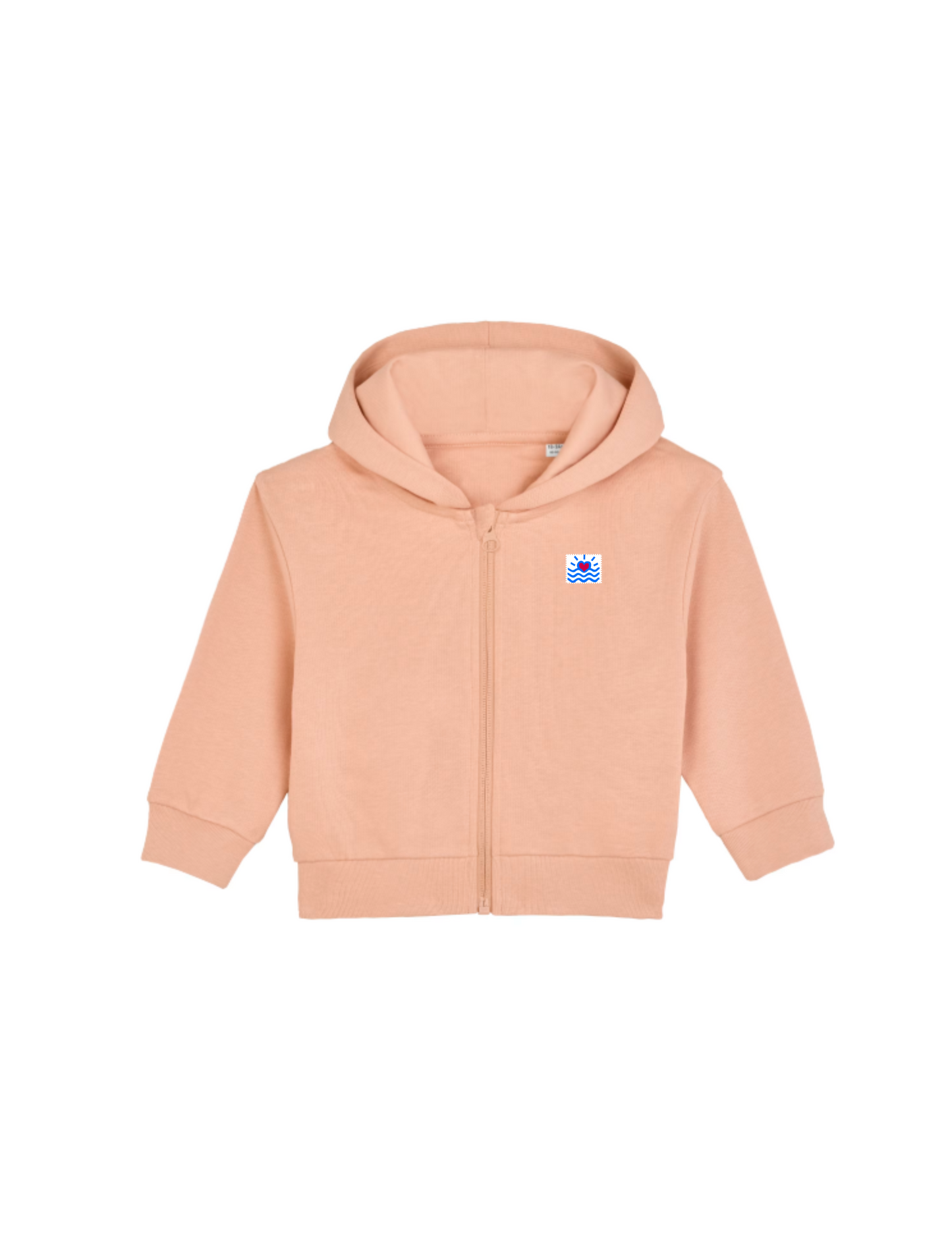 Sweatshirt zippé à capuche pour bébé (Unisexe)