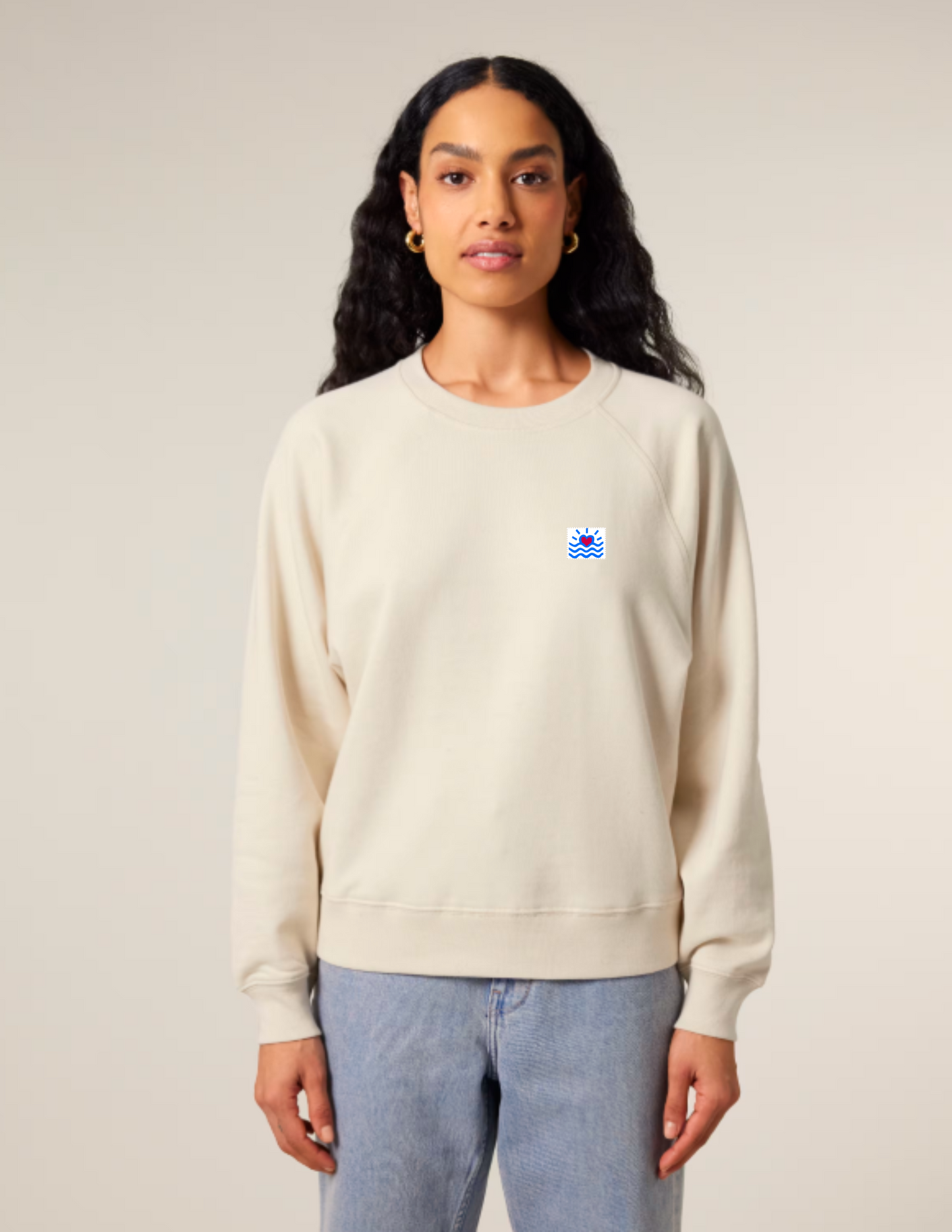 Sweatshirts sans capuches raglans pour femmes
