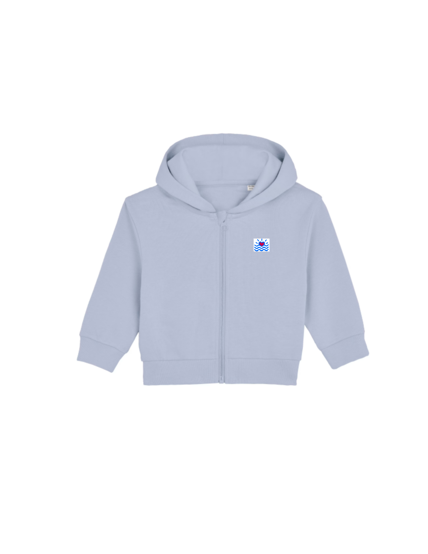 Sweatshirt zippé à capuche pour bébé (Unisexe)
