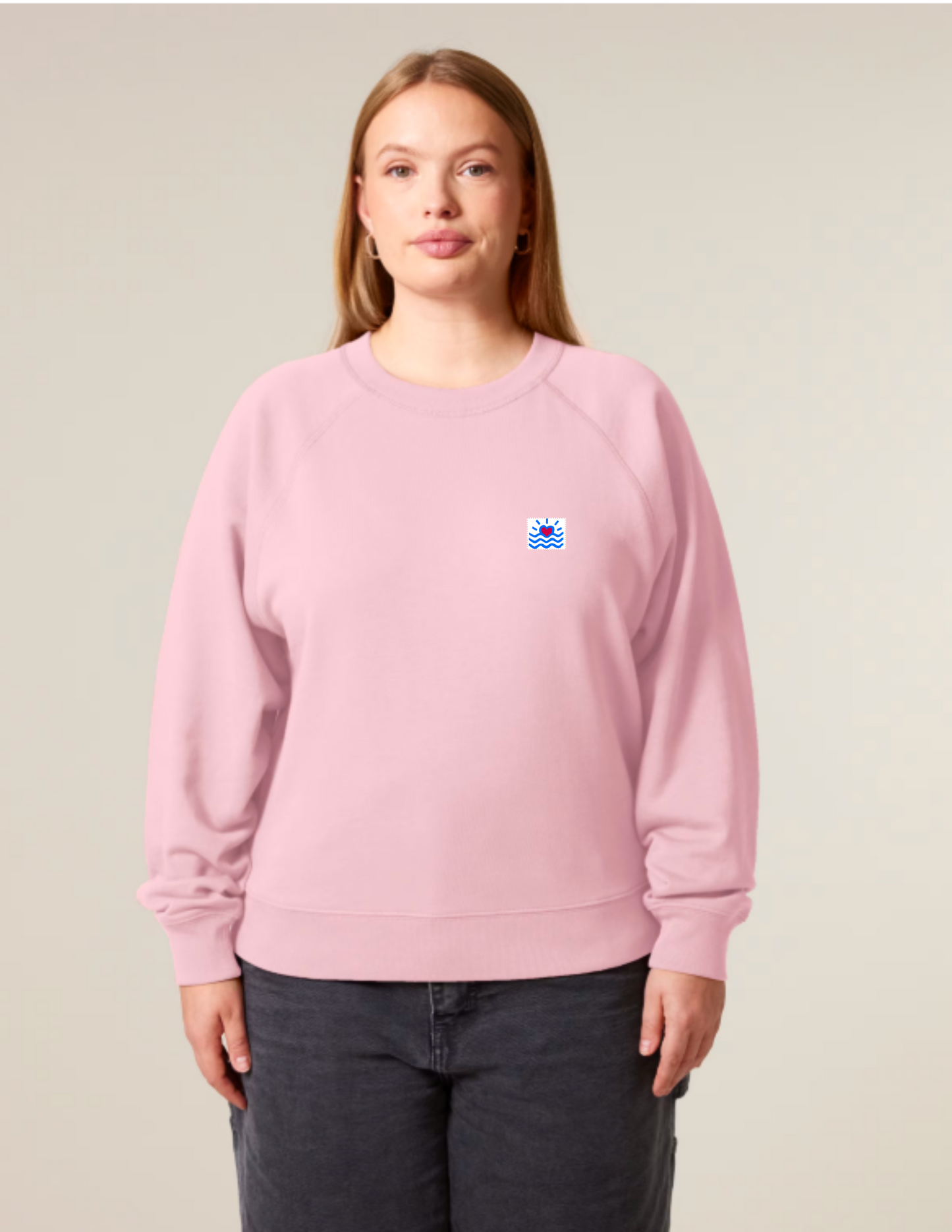 Sweatshirts sans capuches raglans pour femmes