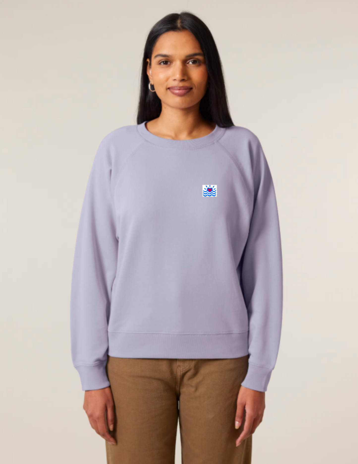 Sweatshirts sans capuches raglans pour femmes