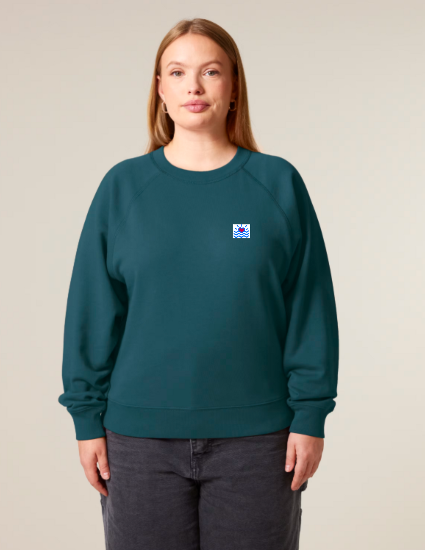 Sweatshirts sans capuches raglans pour femmes