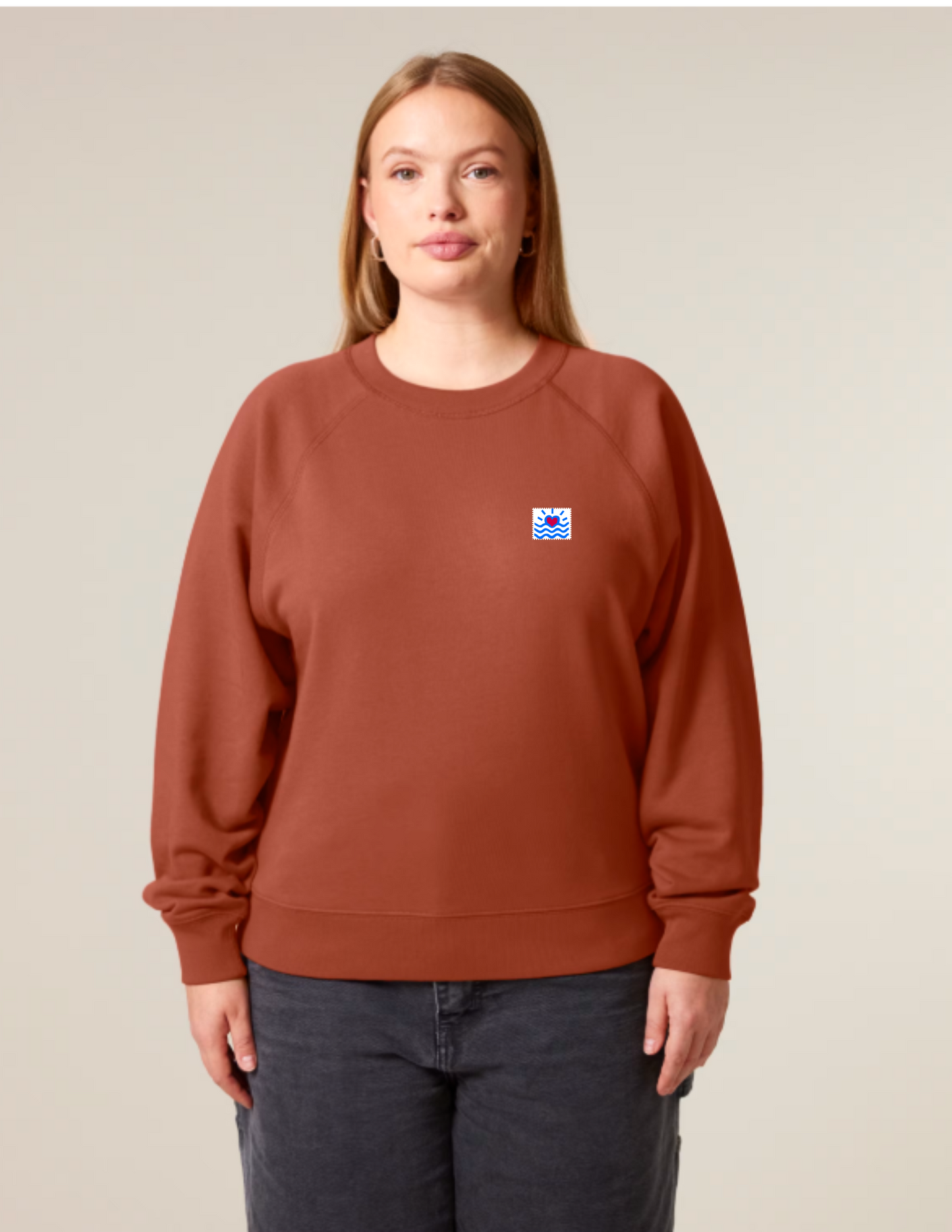Sweatshirts sans capuches raglans pour femmes
