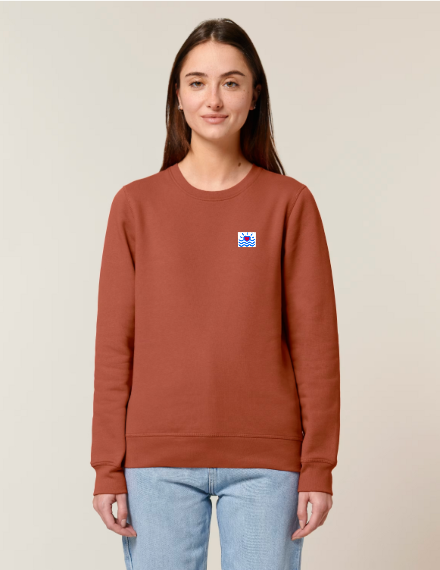 Sweatshirts unisexes à col rond mi-léger