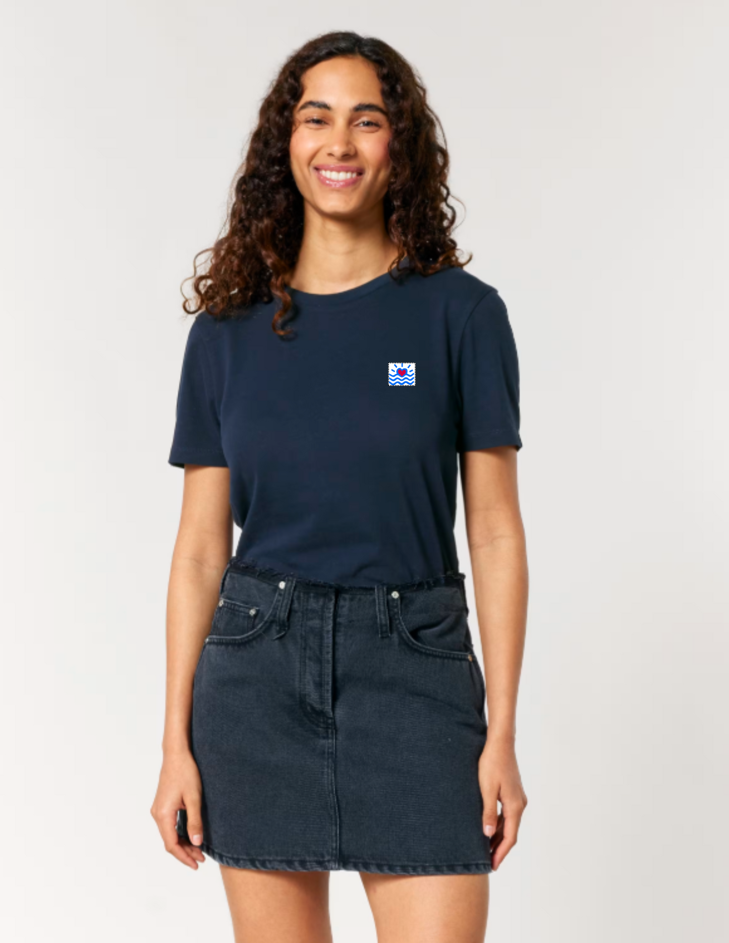 Tee shirt ajusté col rond