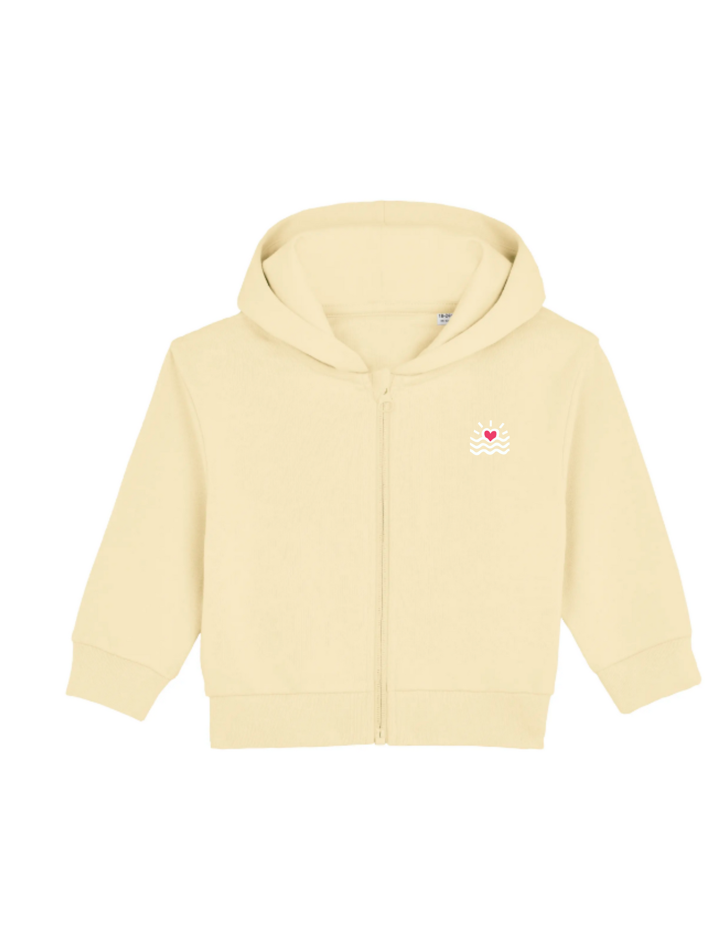 Sweatshirt zippé à capuche pour bébé (Unisexe)