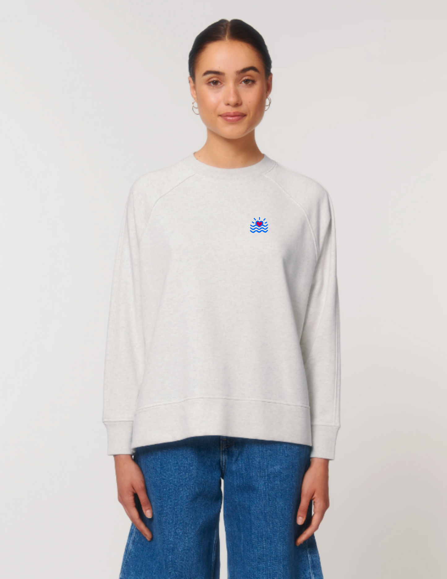 Sweatshirts oversizes à col rond pour femmes