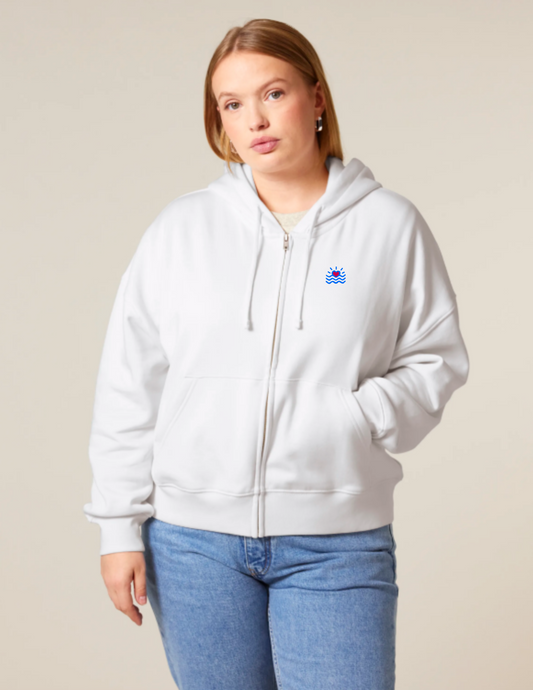 Sweatshirt zippé pour femmes