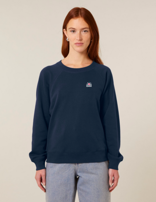 Sweatshirts sans capuches raglans pour femmes