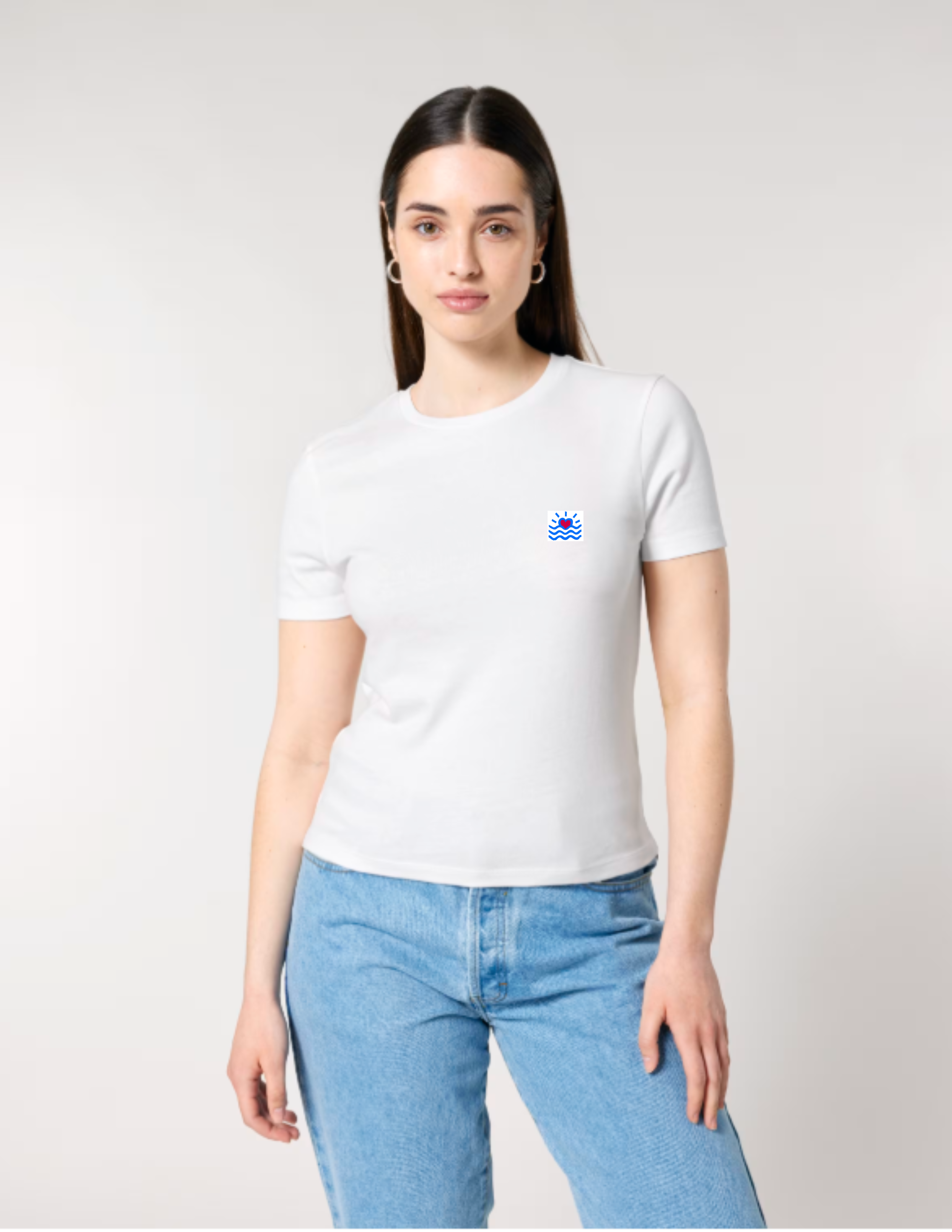 Tee shirt ajusté col rond