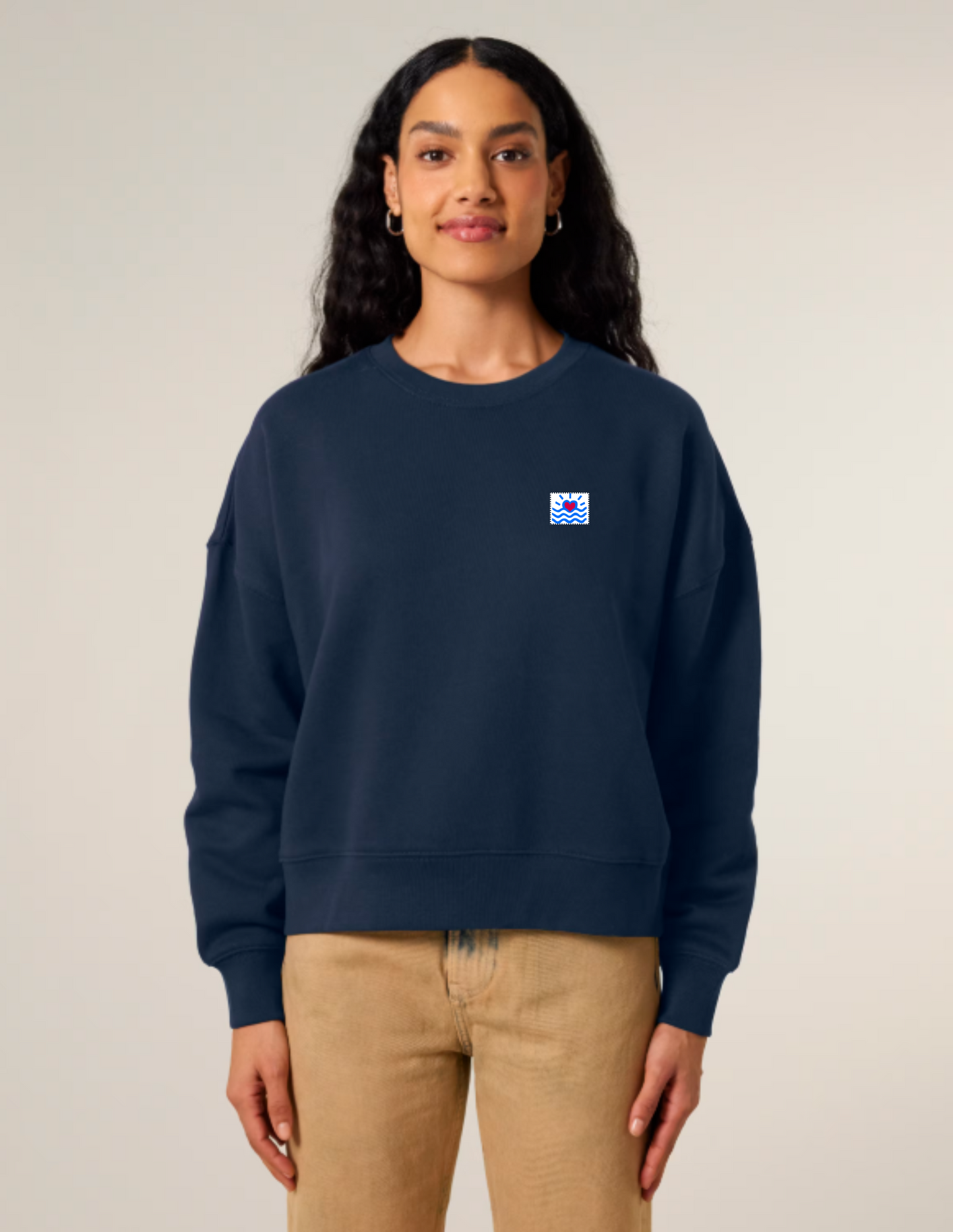 Sweatshirt à col rond pour femmes