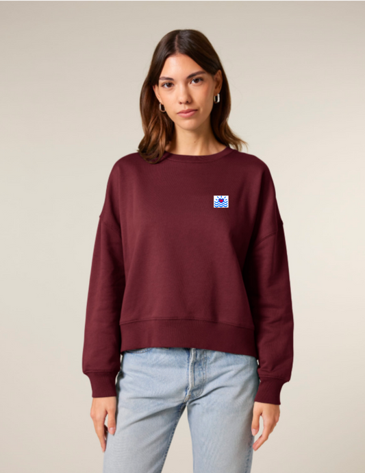 Sweatshirt à col rond pour femmes