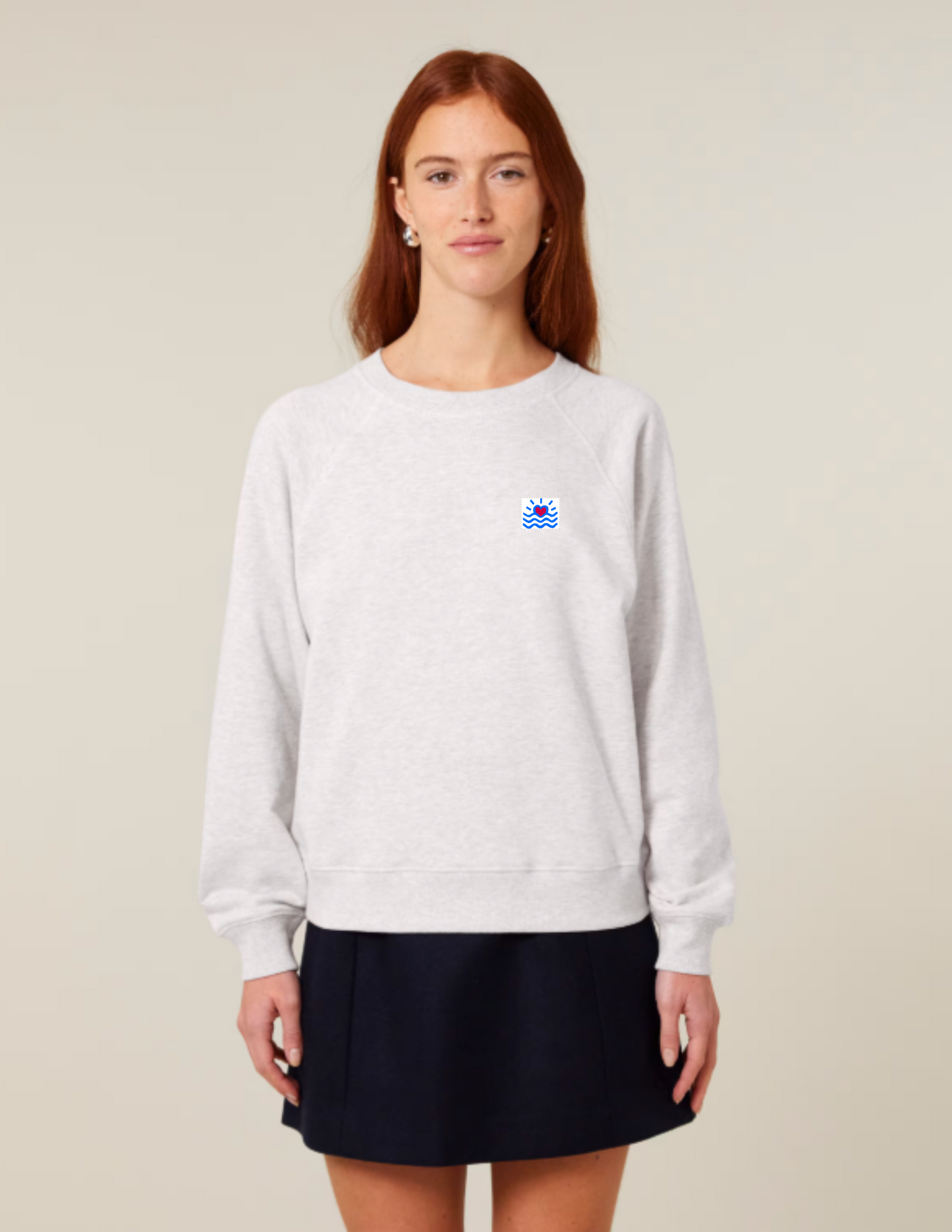 Sweatshirts sans capuches raglans pour femmes