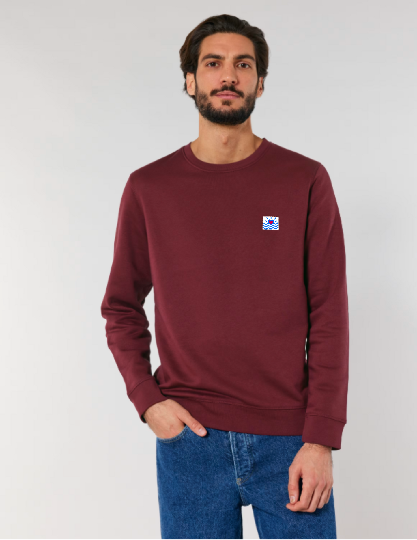 Sweatshirts unisexes à col rond mi-léger