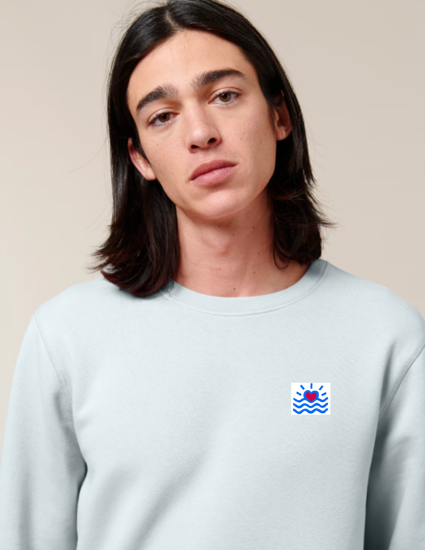 Sweatshirts unisexes à col rond mi-léger