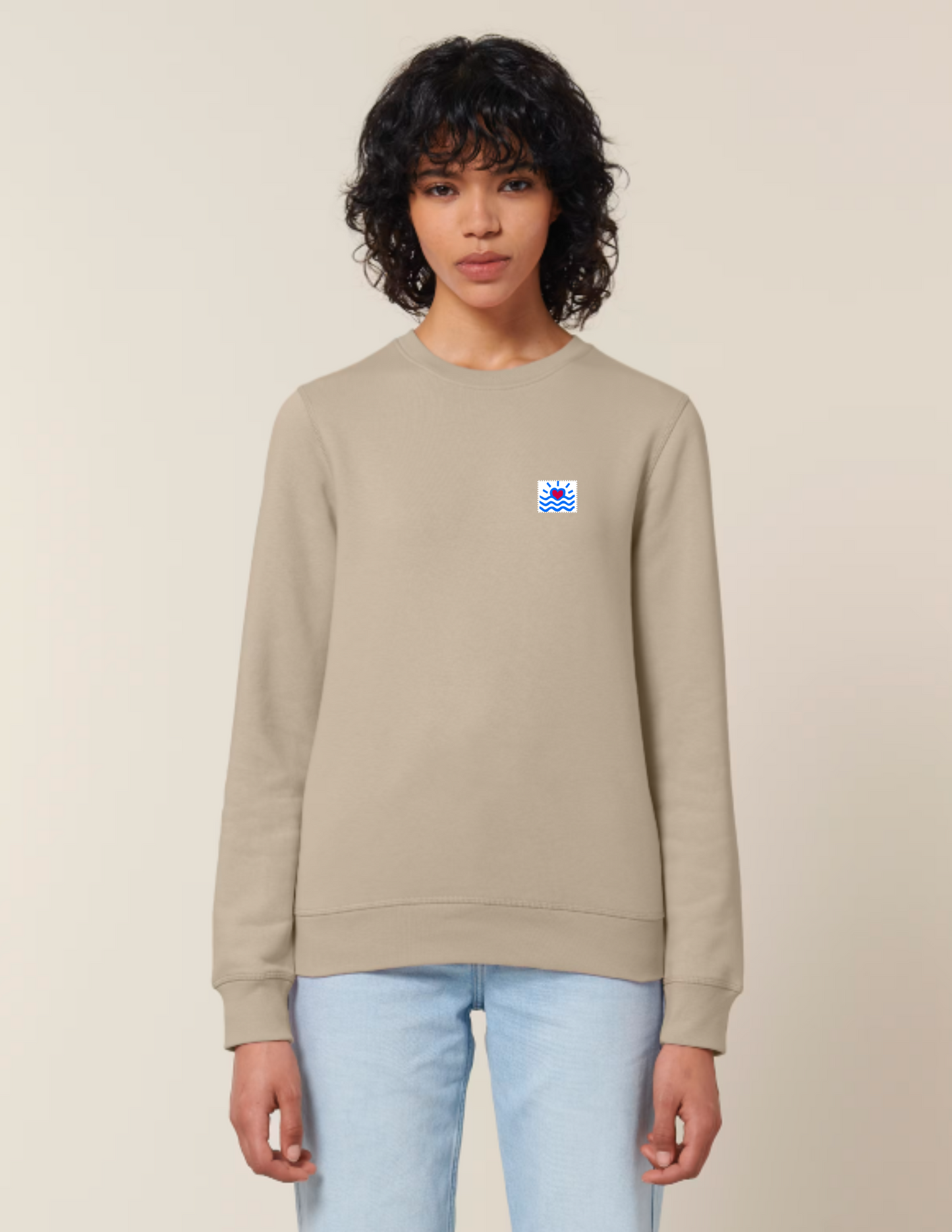 Sweatshirts unisexes à col rond mi-léger