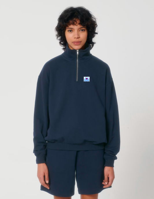 Sweatshirts oversizes à fermeture éclair (unisexe)