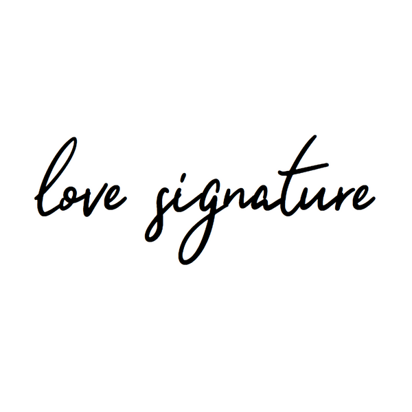 love signature