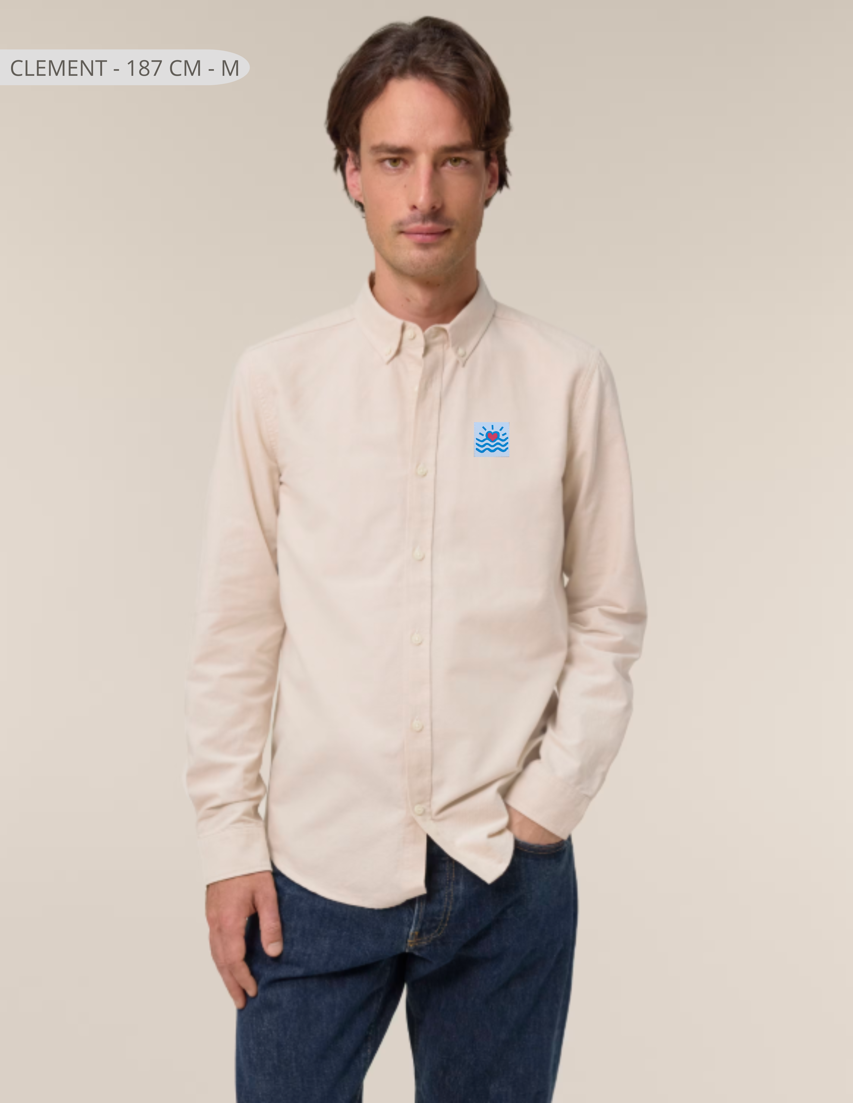Chemise Oxford pour hommes