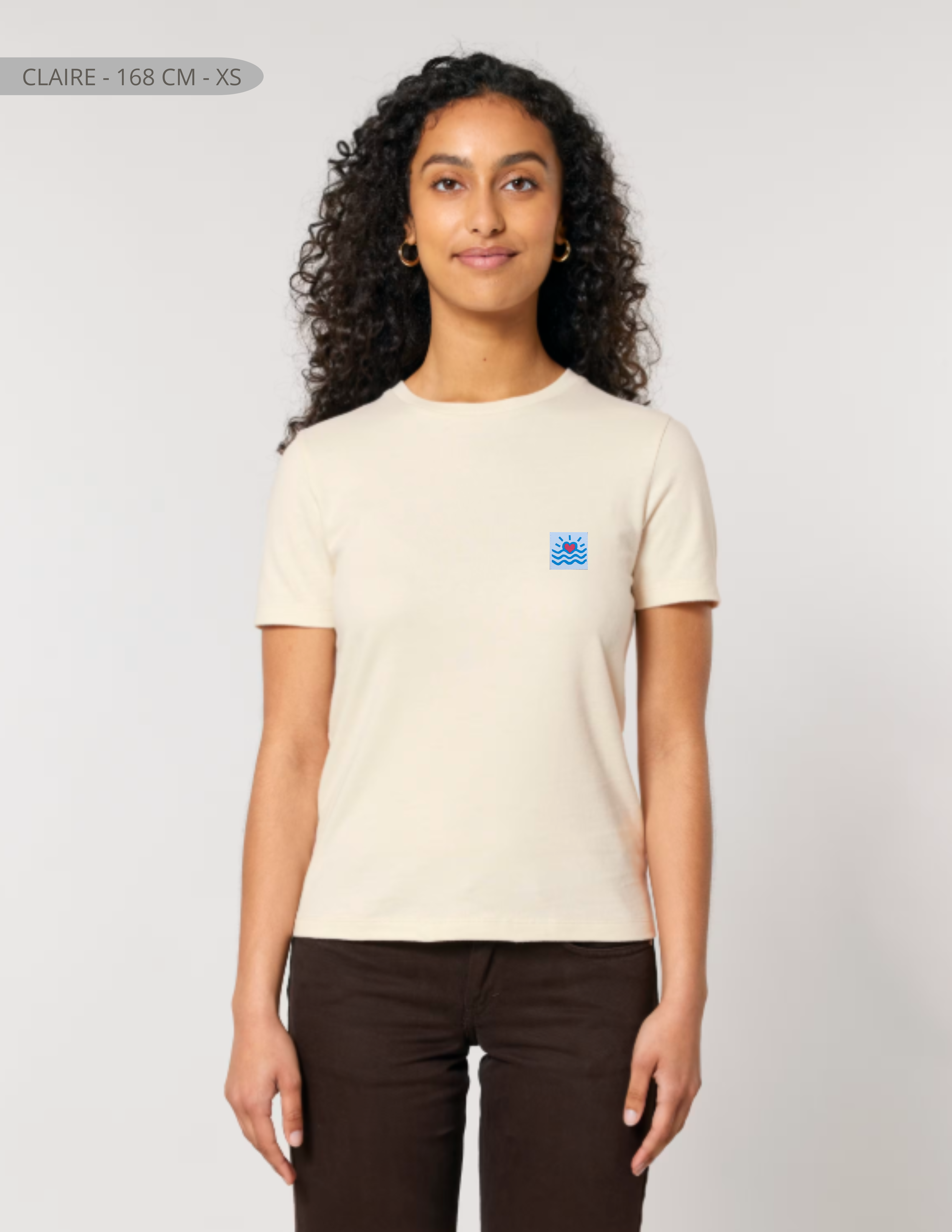 Tee shirt ajusté col rond