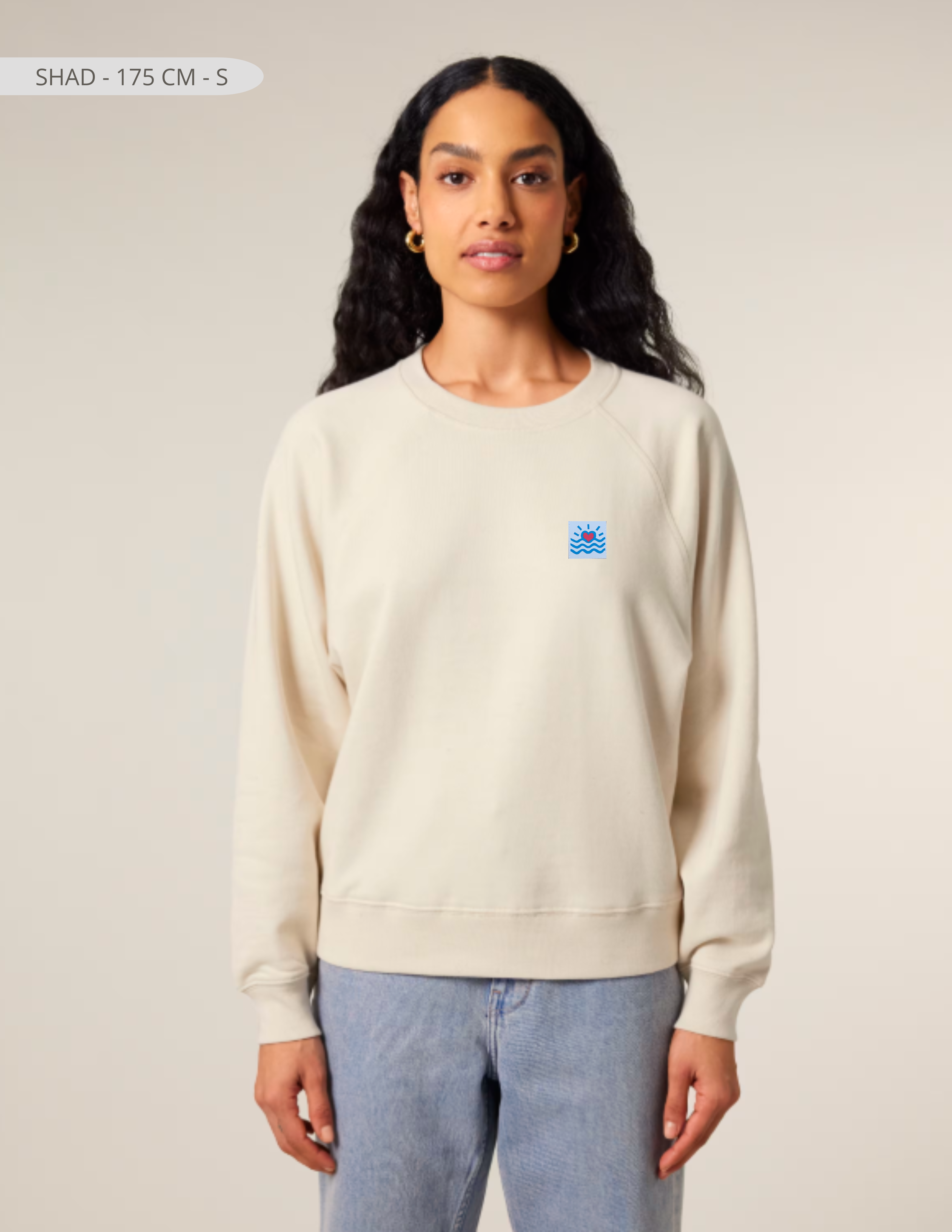 Sweatshirts sans capuches raglans pour femmes