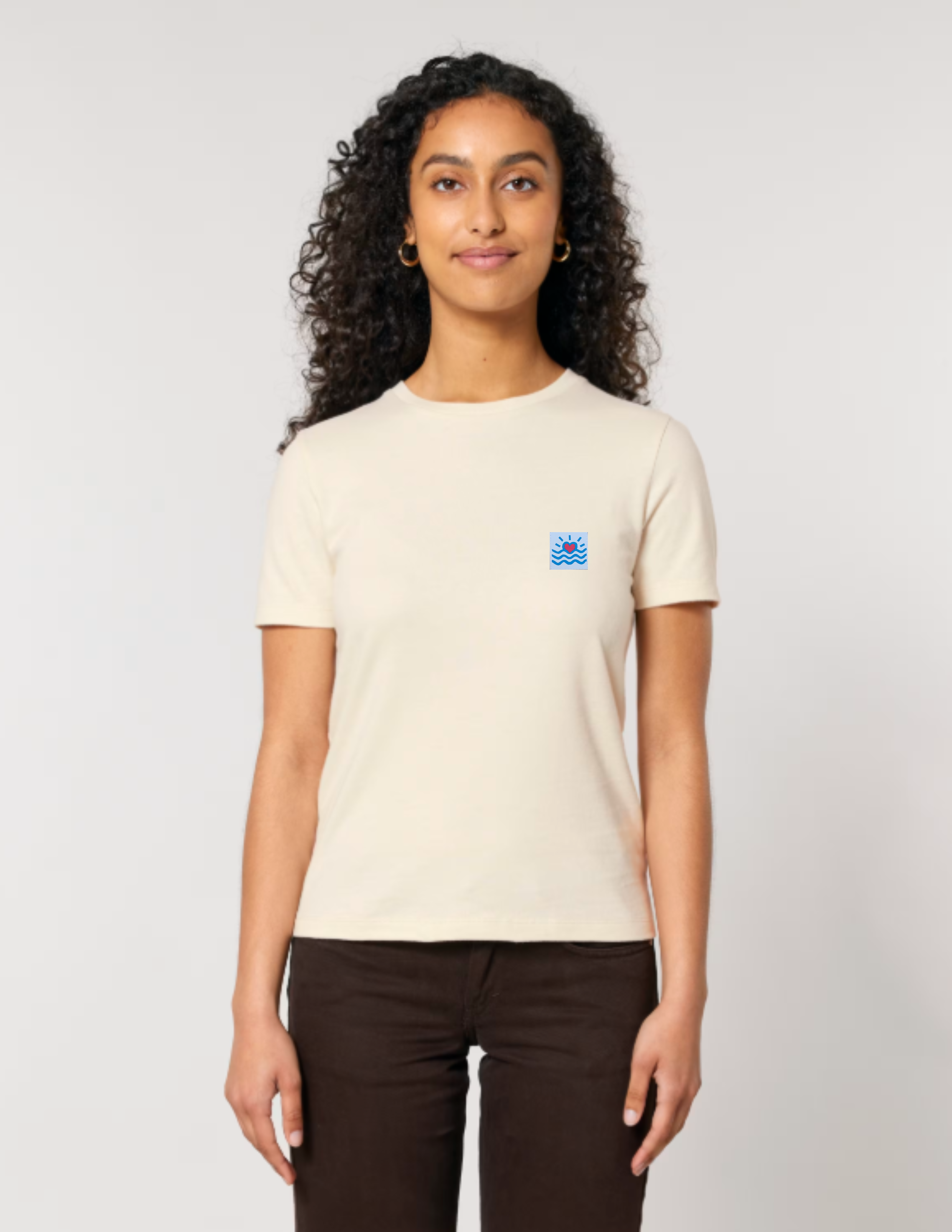 Tee shirt ajusté col rond