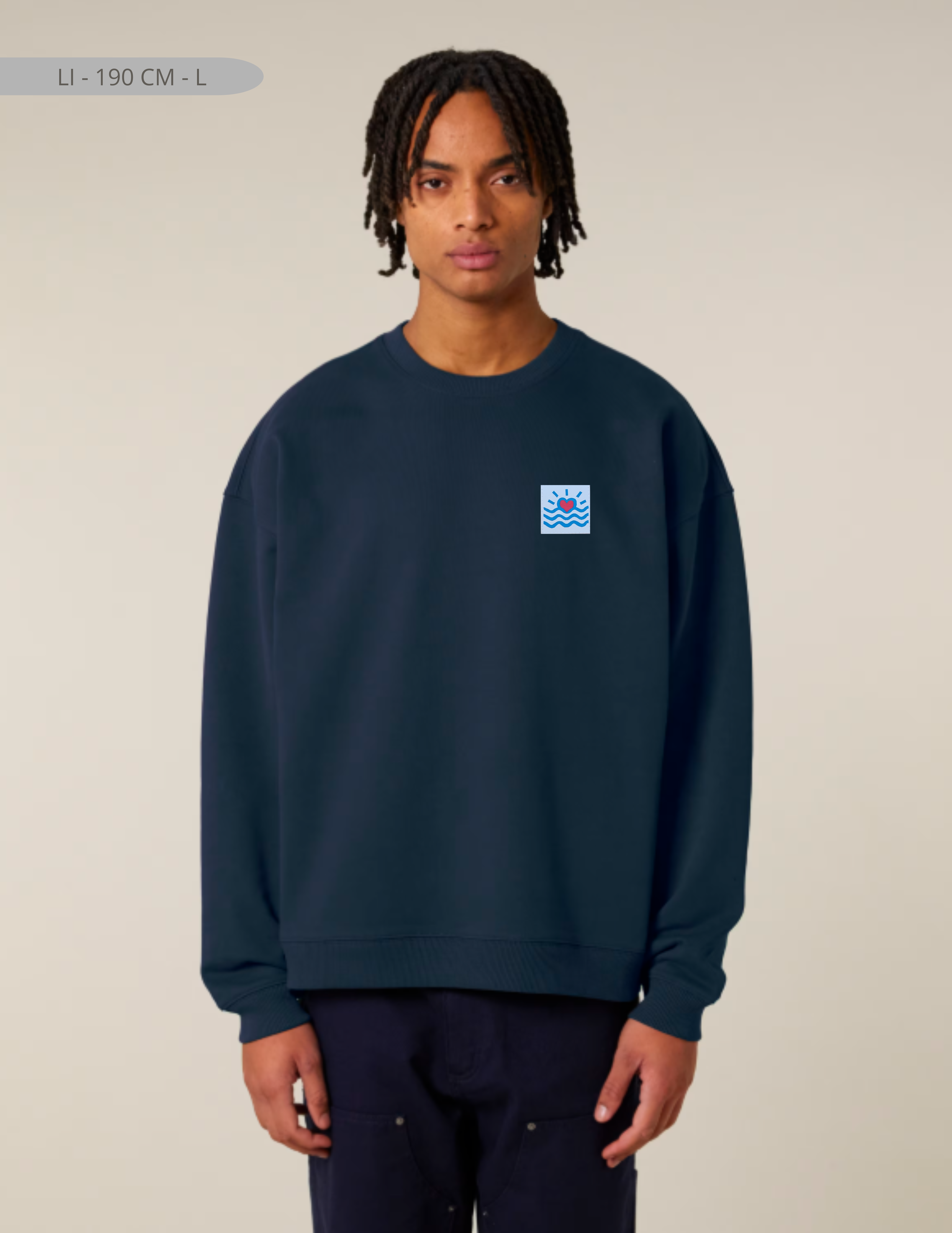 Sweatshirts oversize sans capuche adultes (unisexe)