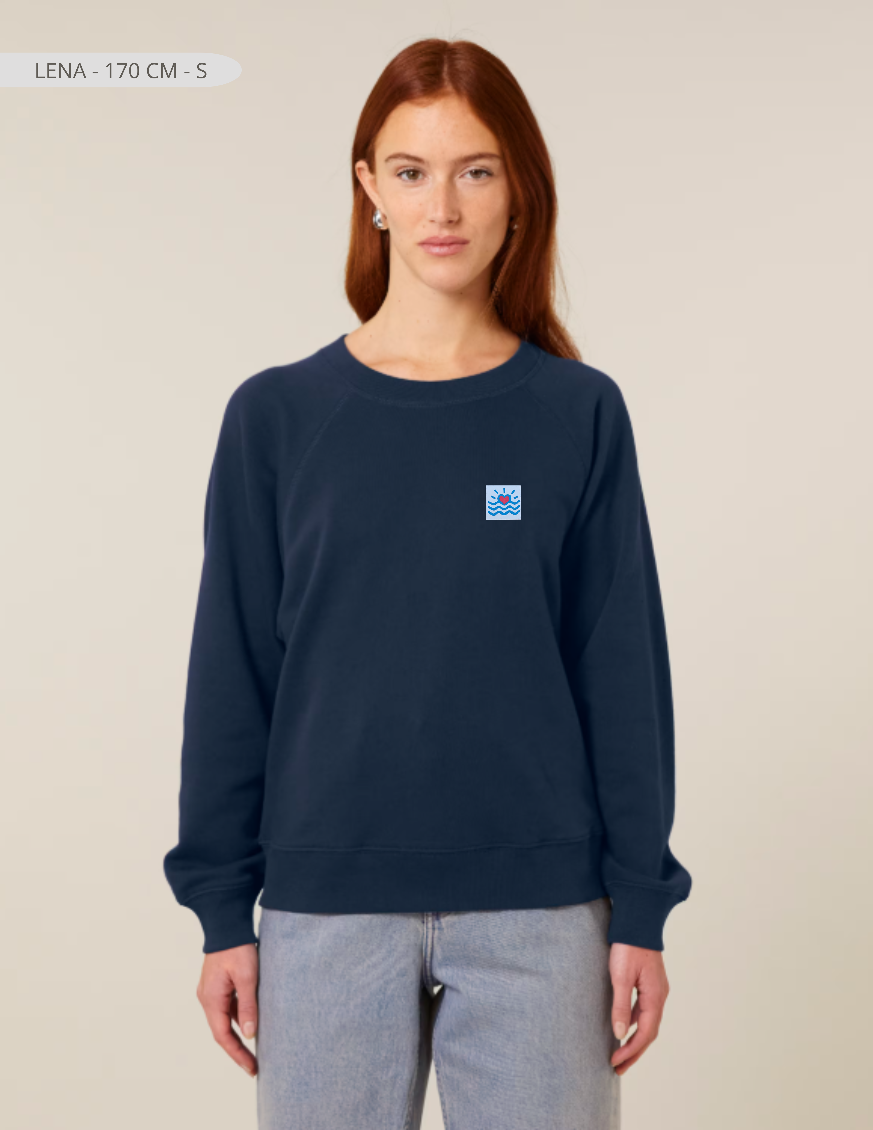 Sweatshirts sans capuches raglans pour femmes