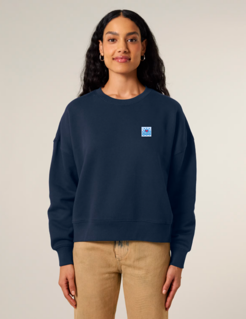 Sweatshirt à col rond pour femmes