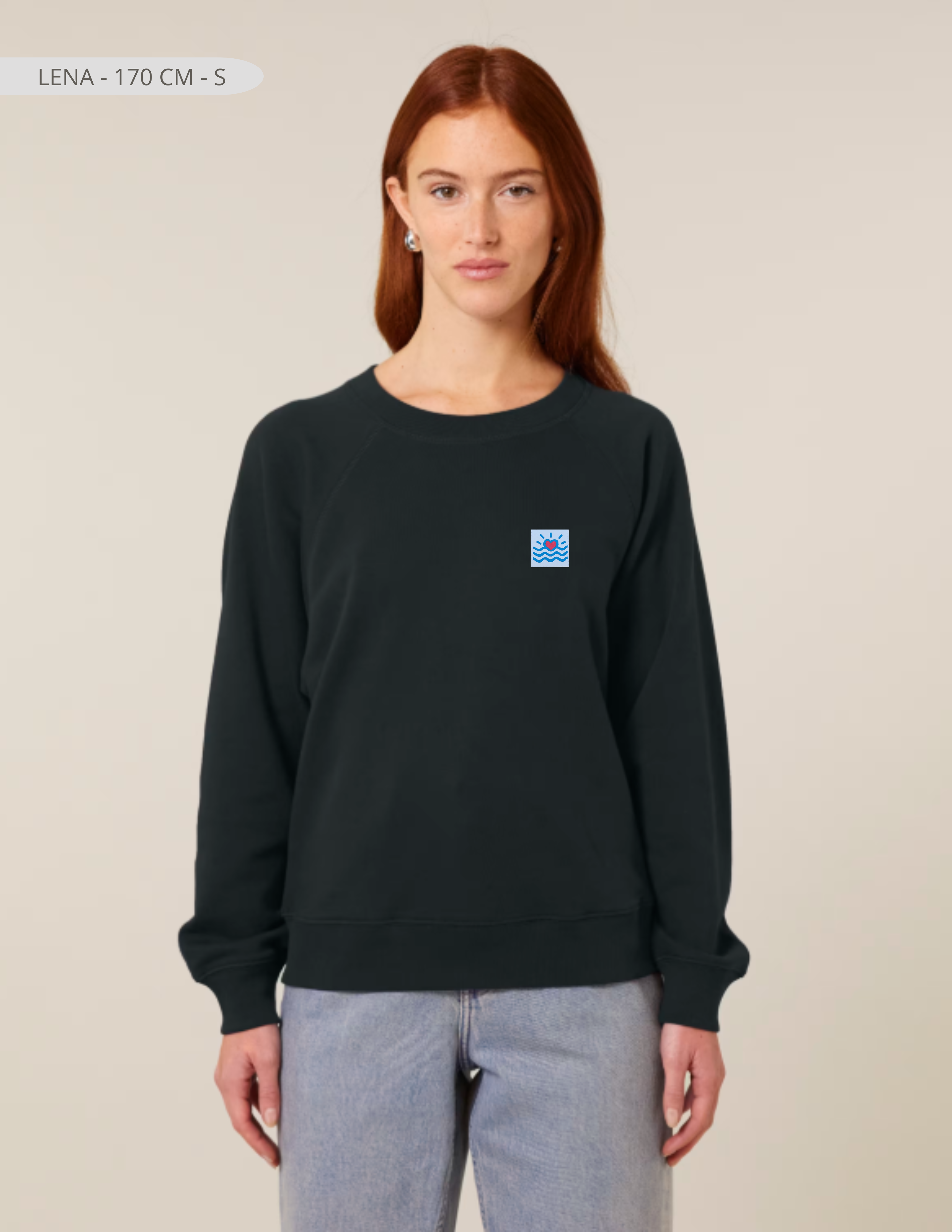 Sweatshirts sans capuches raglans pour femmes