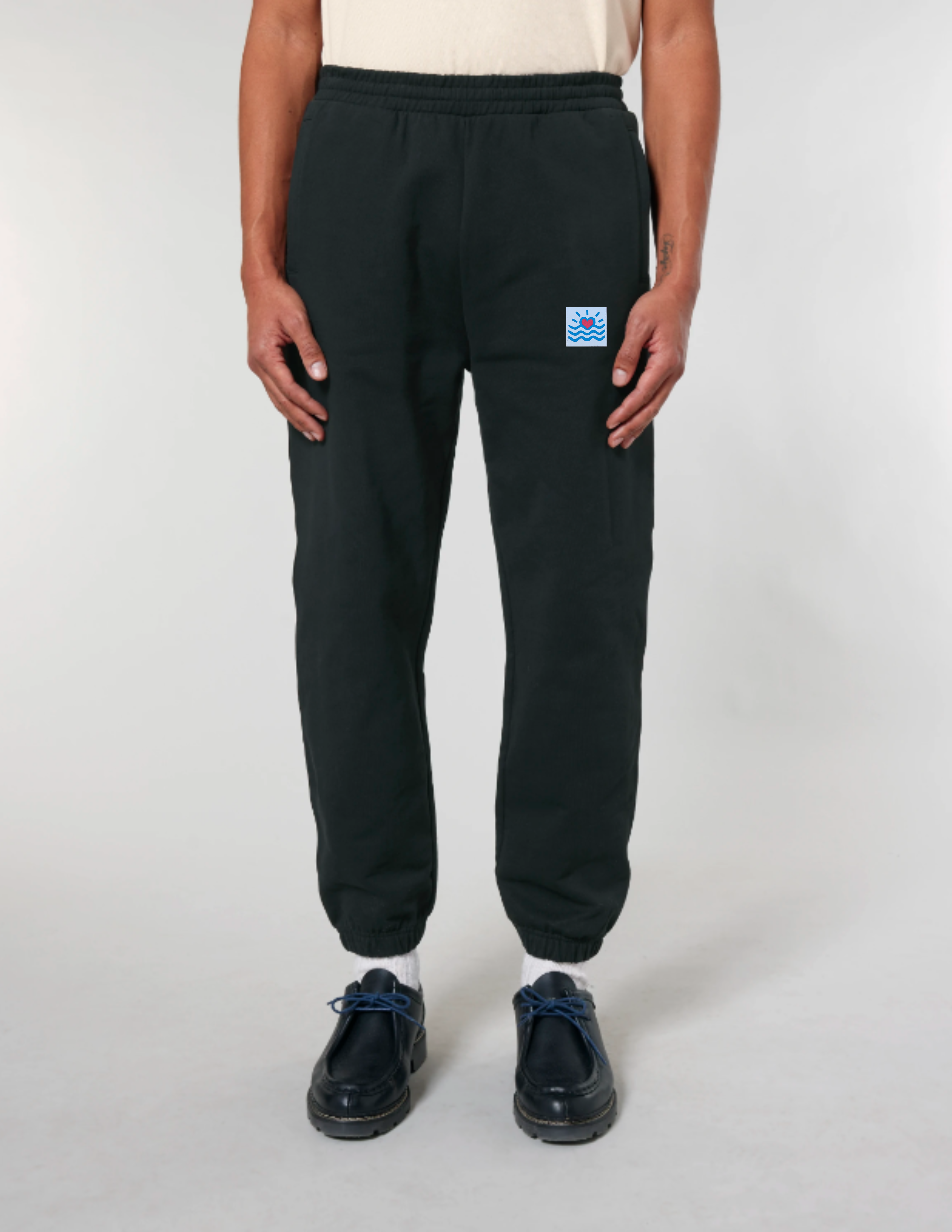 Jogging unisexe lourd (coupe confortable)