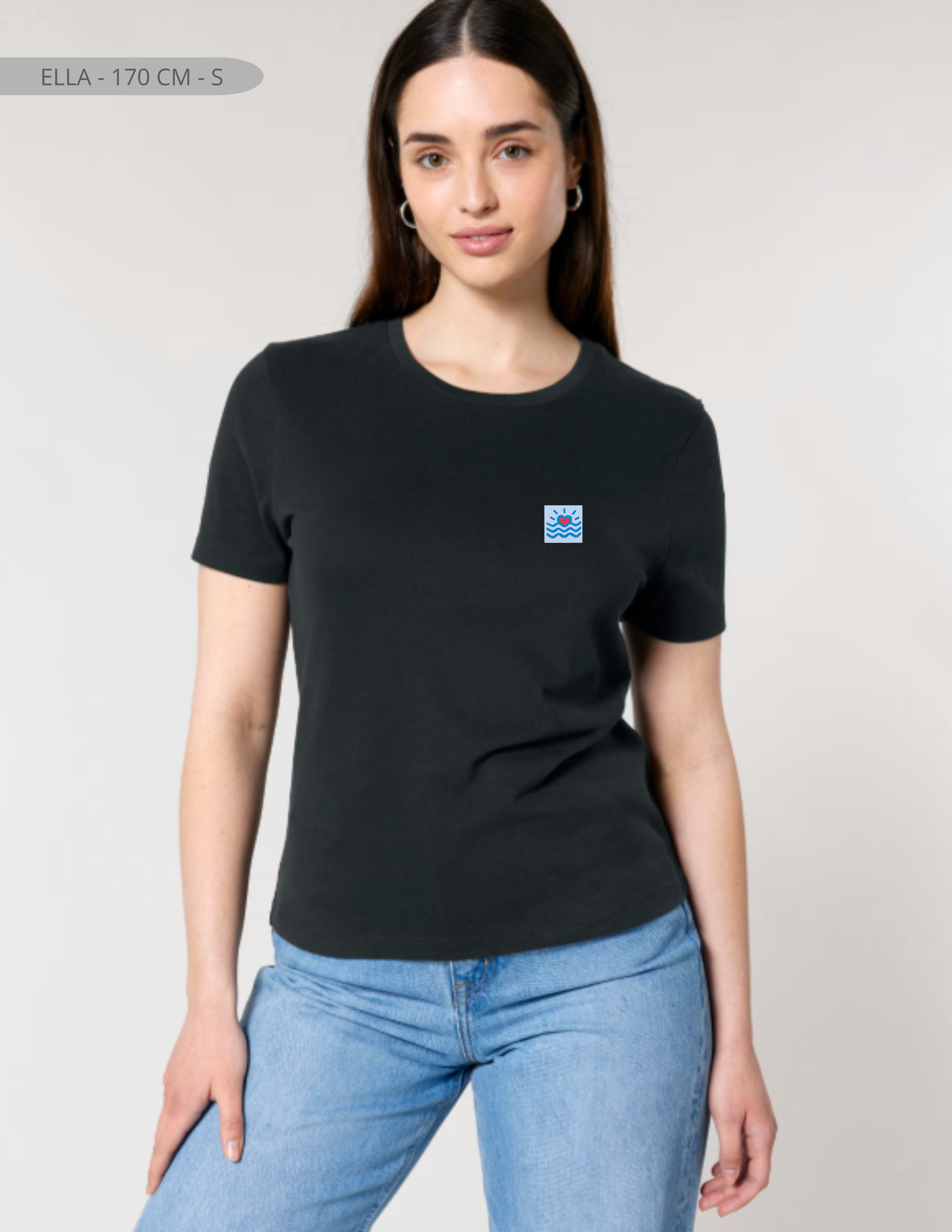 Tee shirt ajusté col rond