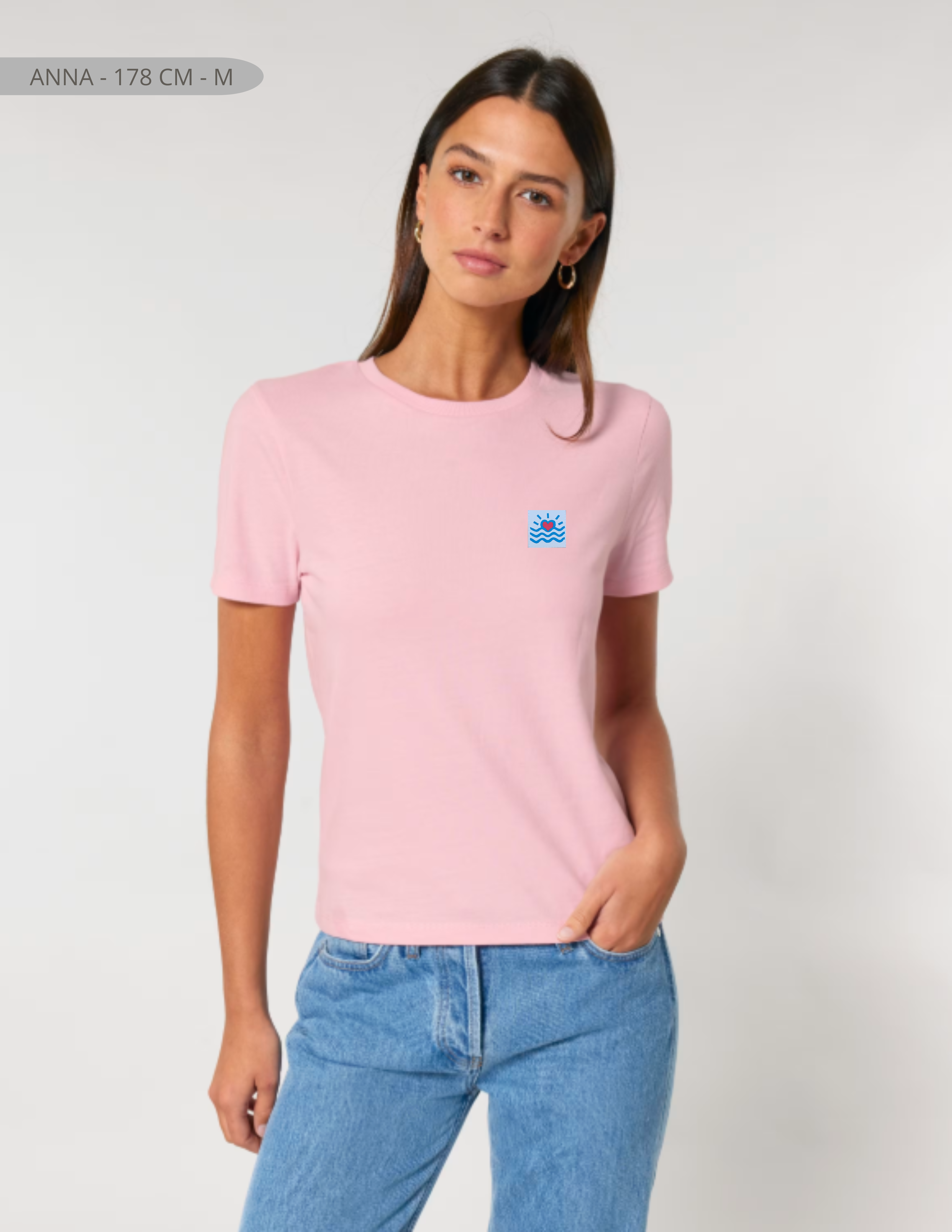 Tee shirt ajusté col rond