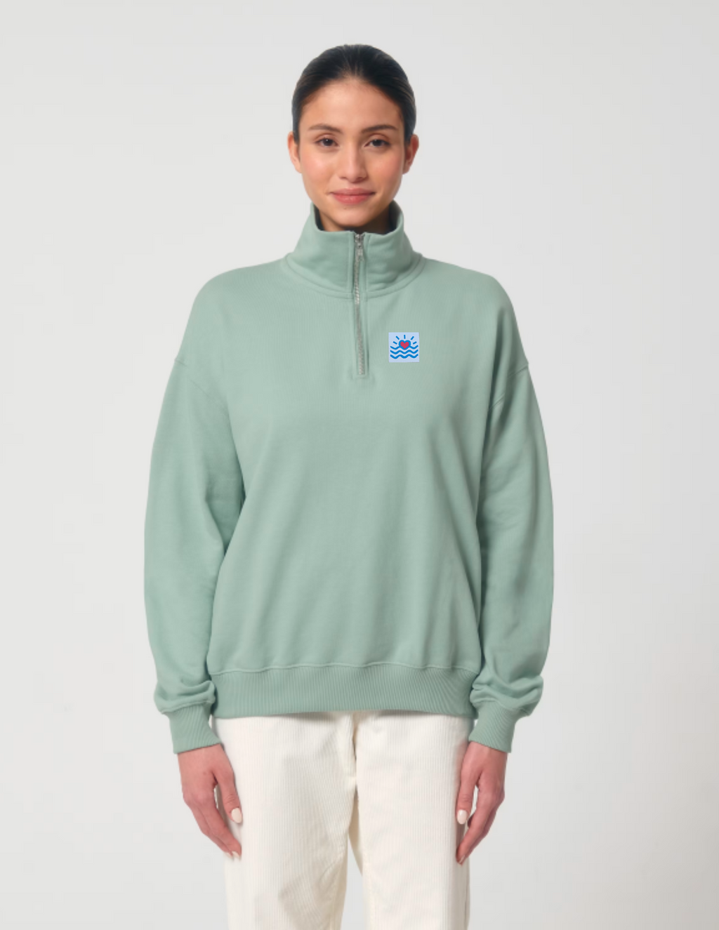 Sweatshirts oversizes à fermeture éclair (unisexe)